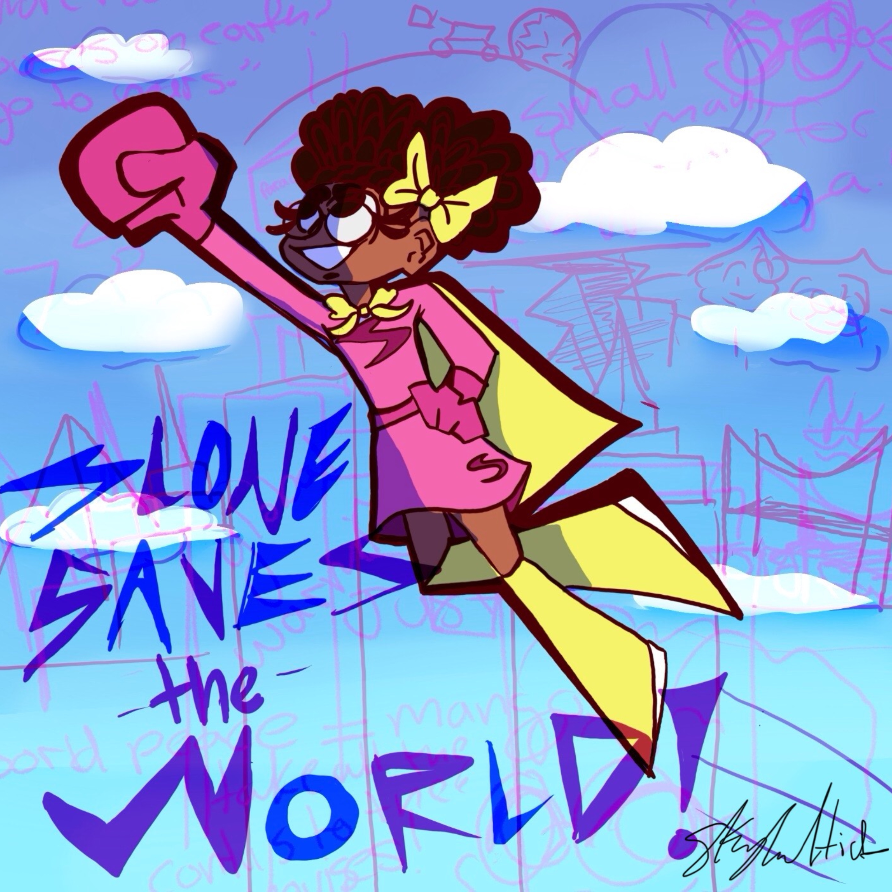 Sloane Saves the World podcast artwork