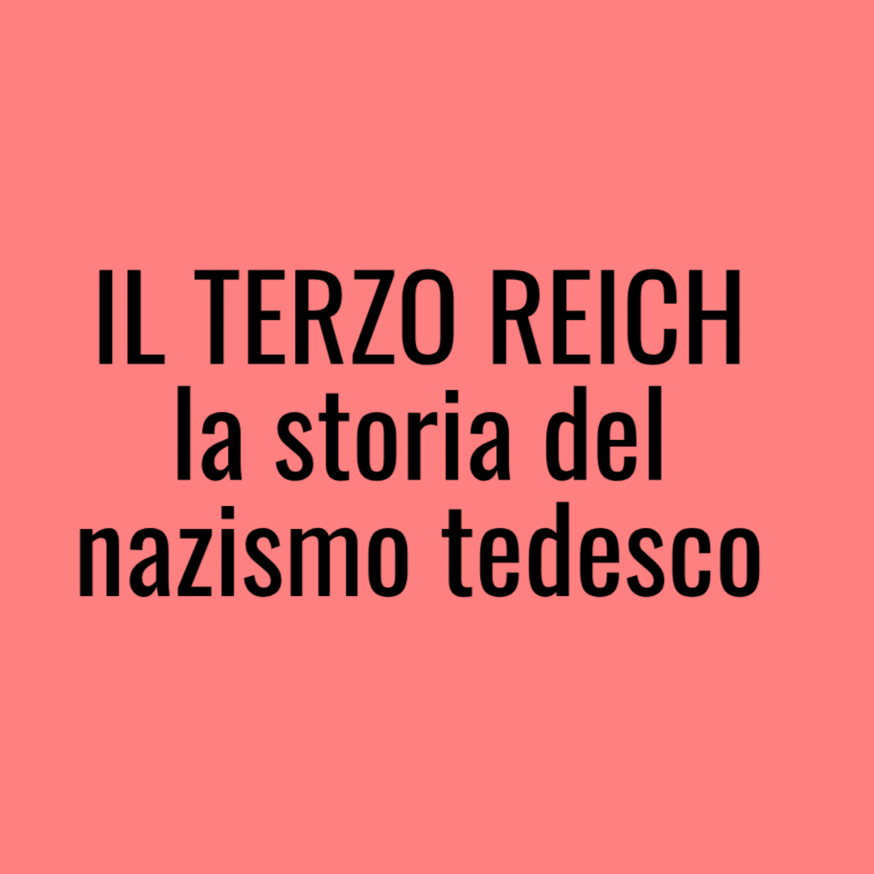 IL TERZO REICH la storia del nazismo tedesco
