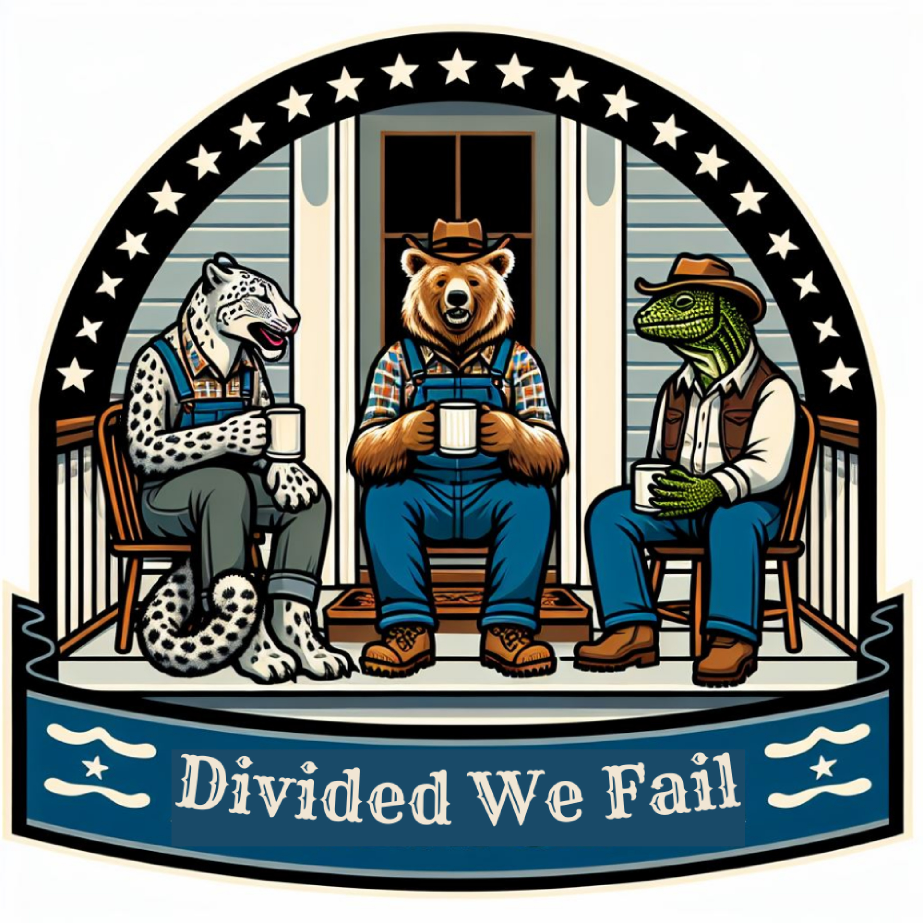 Divided We Fail: A Front Porch Chat Political Podcast podcast artwork