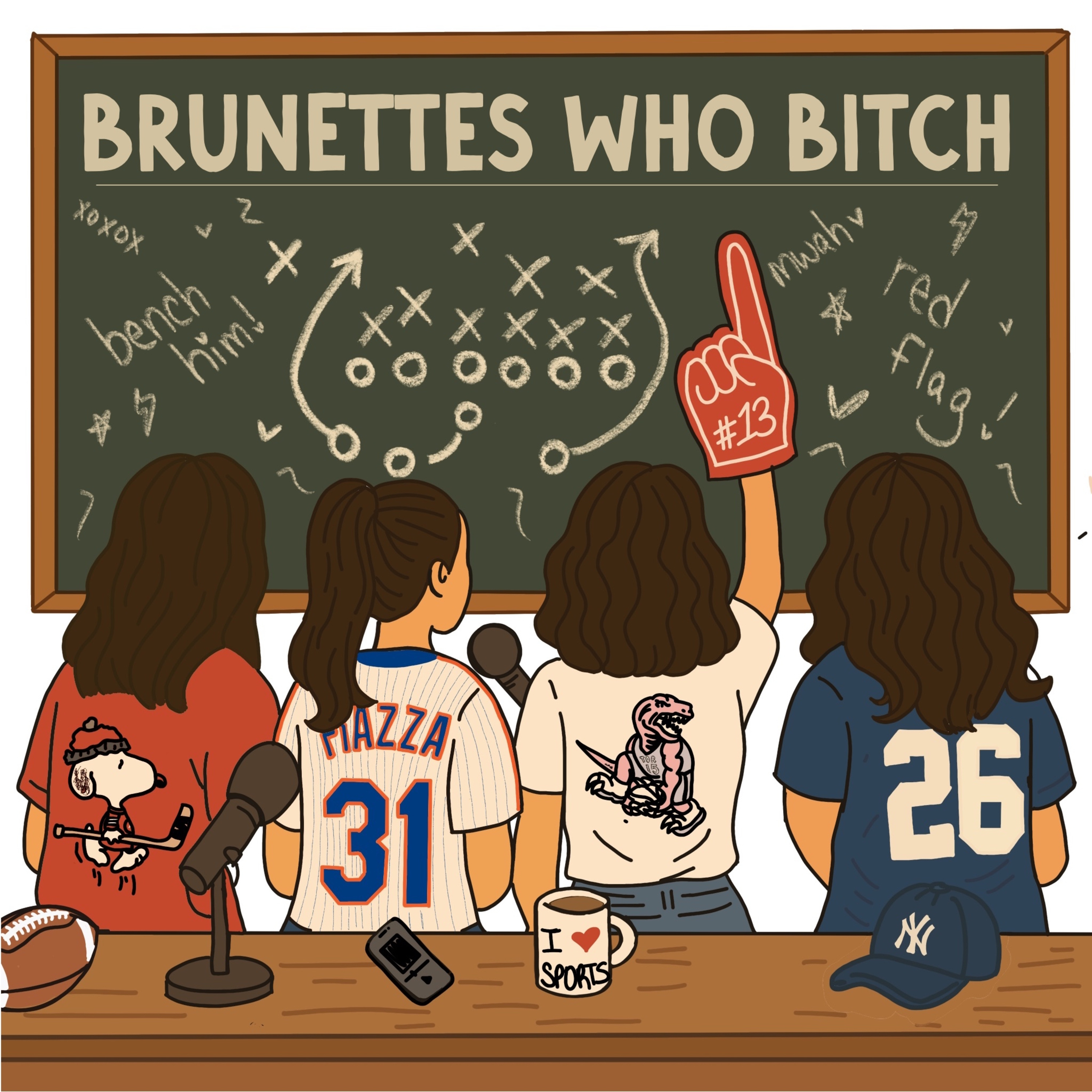 Brunettes Who Bitch podcast artwork