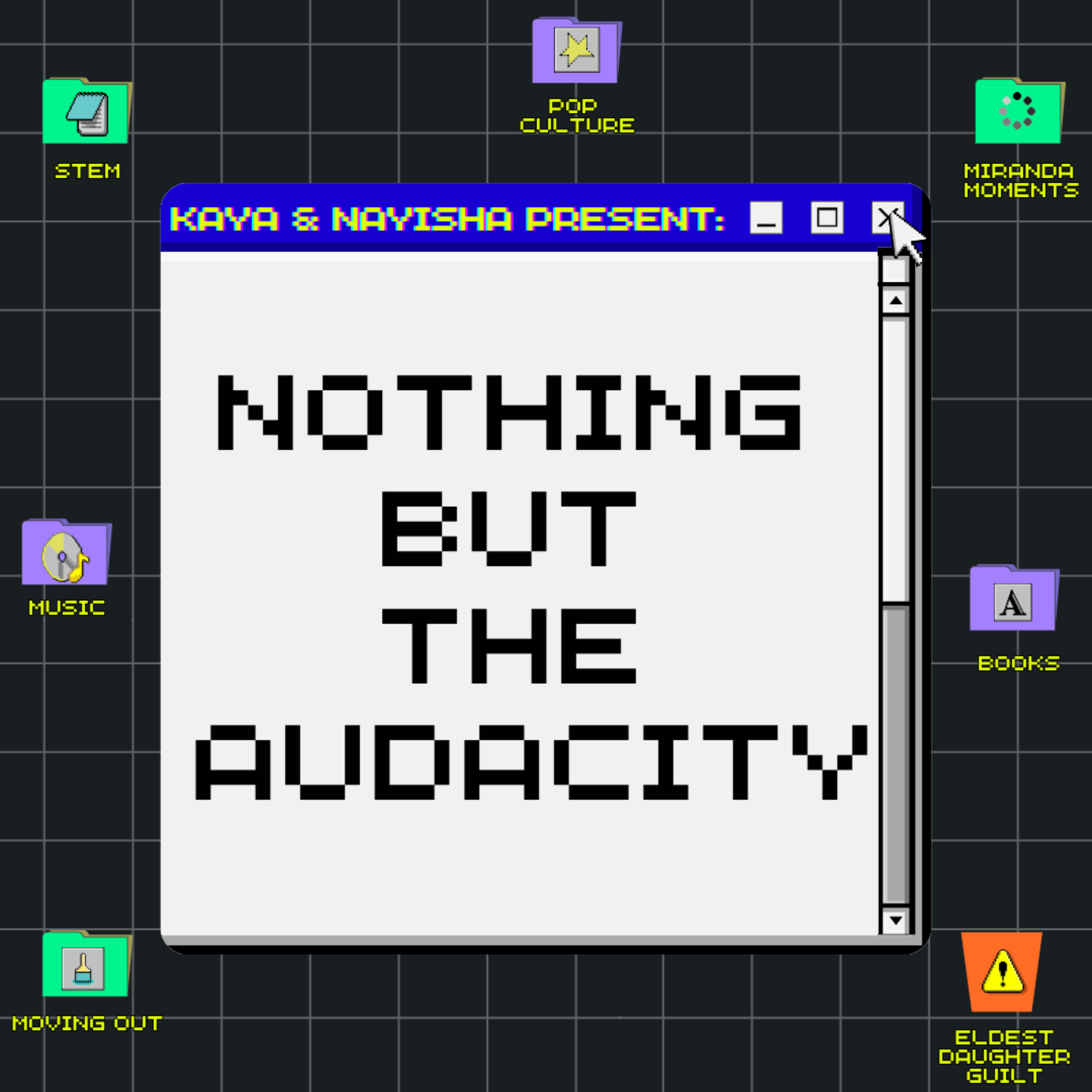 nothing but the audacity podcast artwork