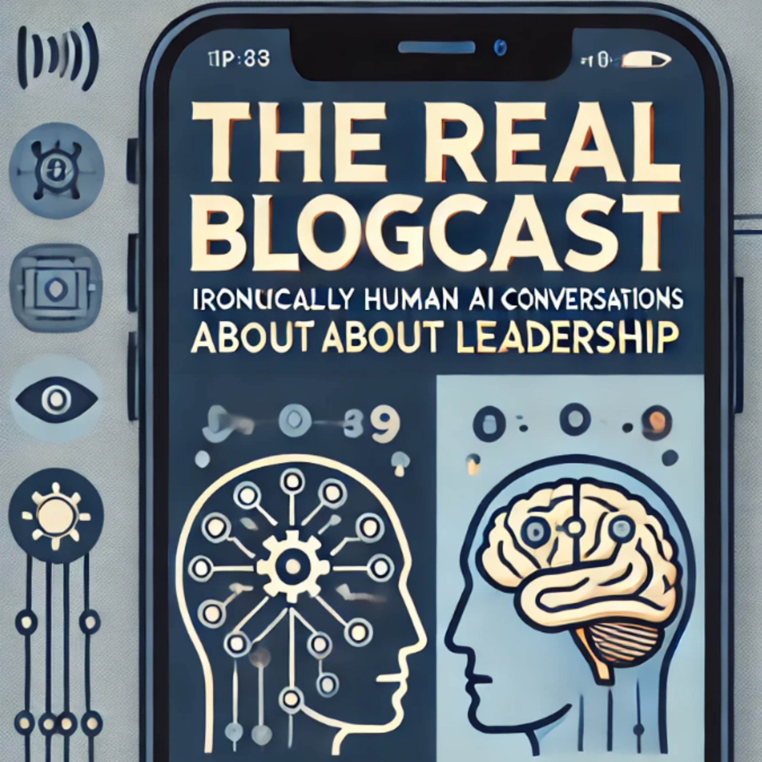 The REAL Blogcast: Ironically Human AI Conversations About Leadership podcast artwork