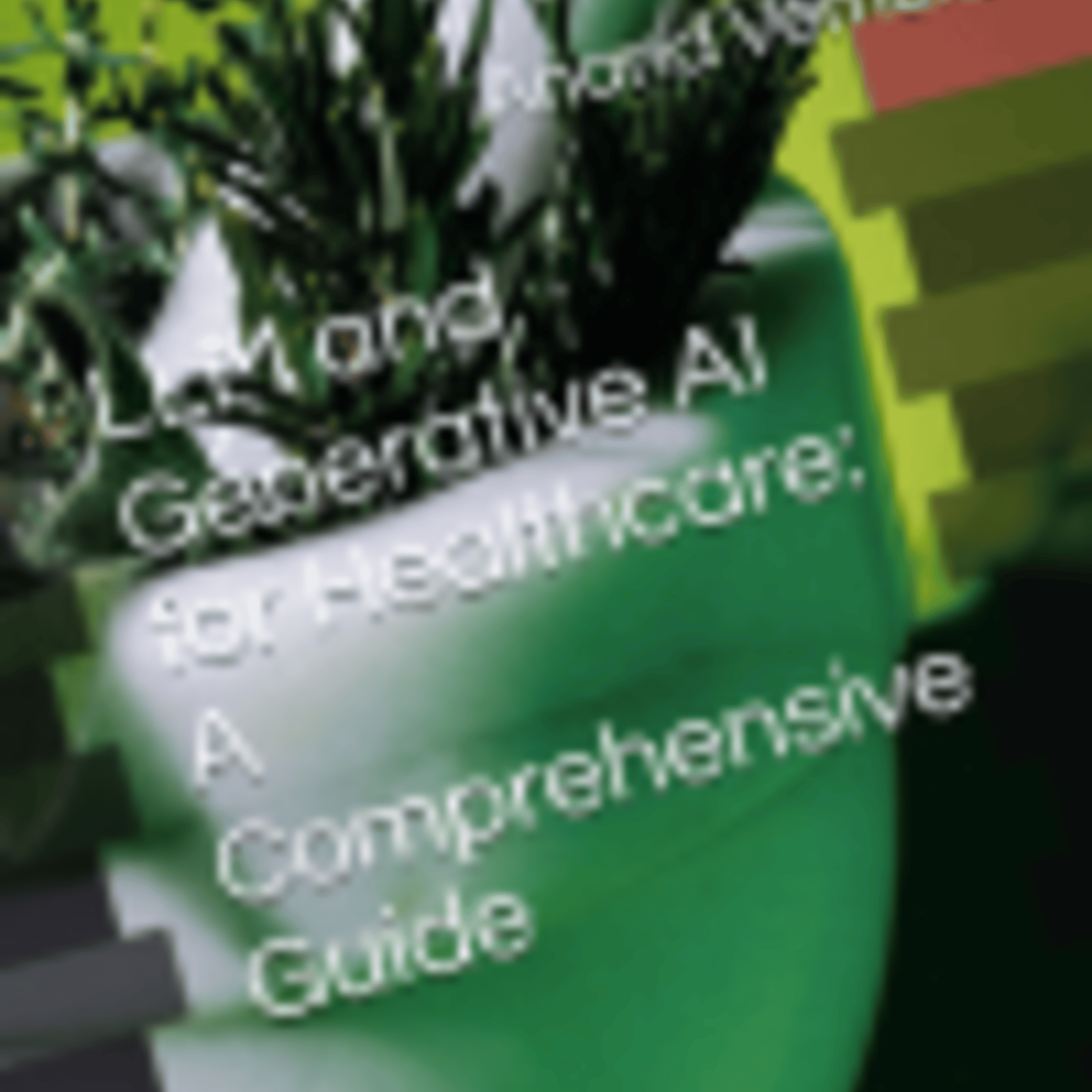  Large language models (LLMs) and generative AI in healthcare.