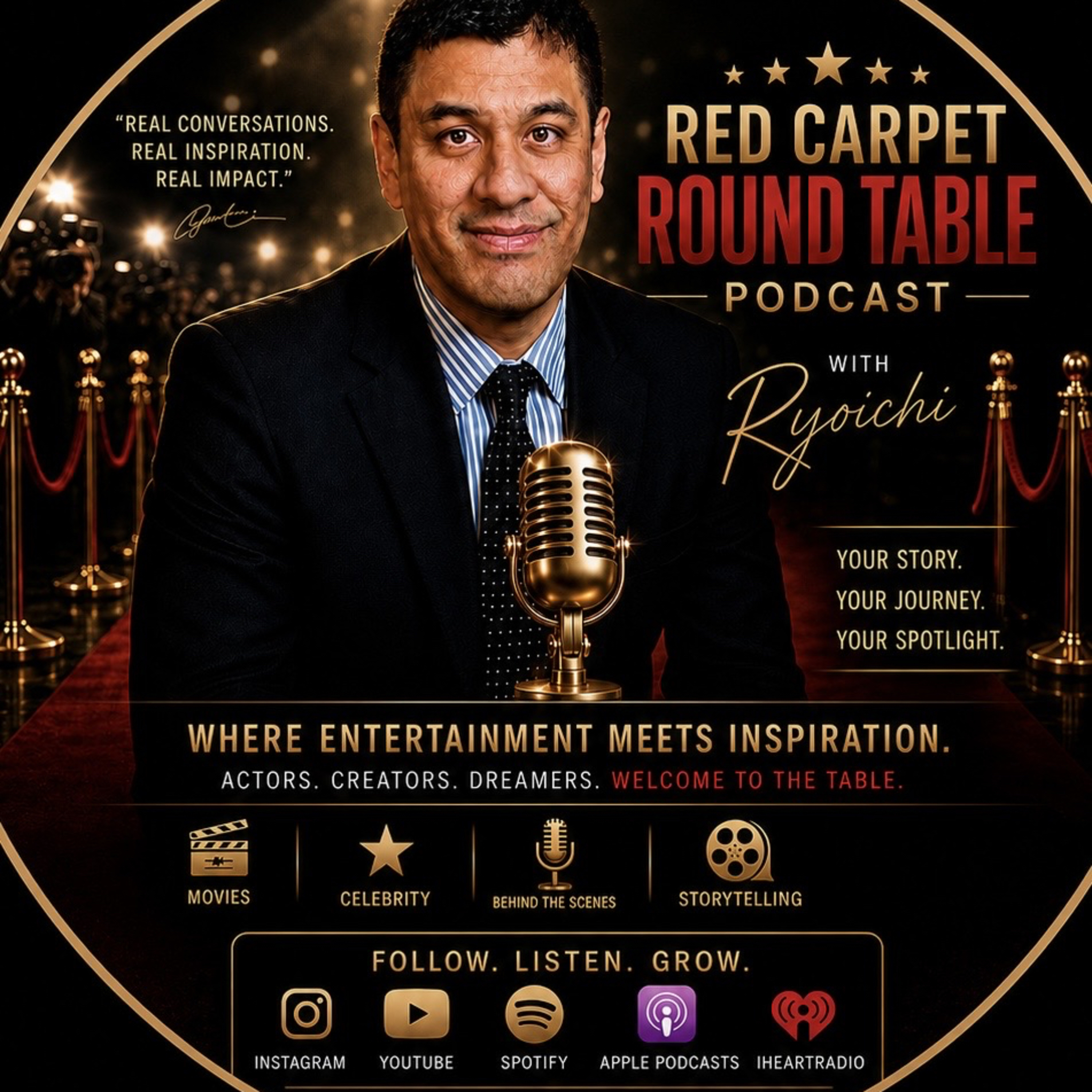 Red Carpet Round Table