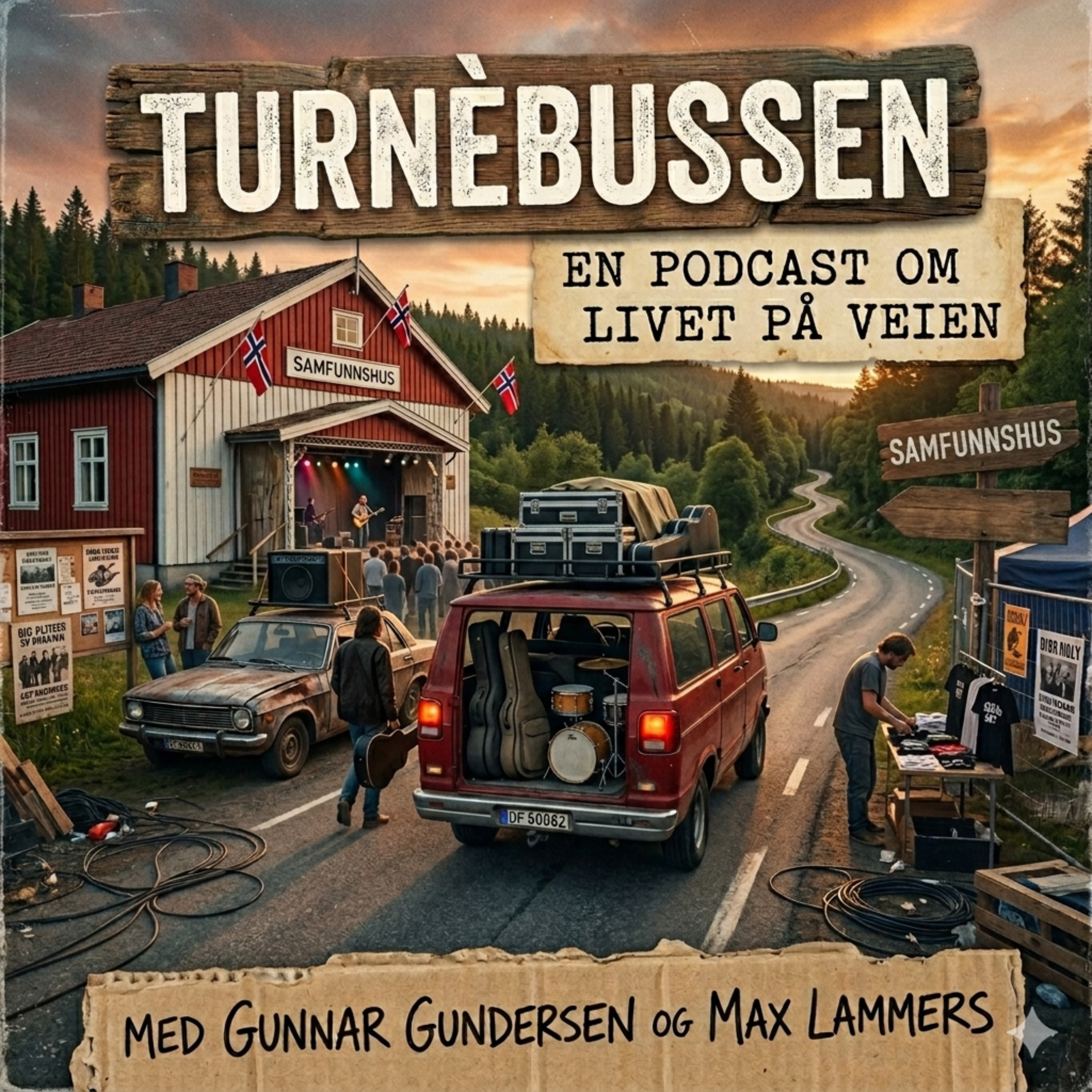 Turnébussen - En podcast om livet på veien podcast artwork