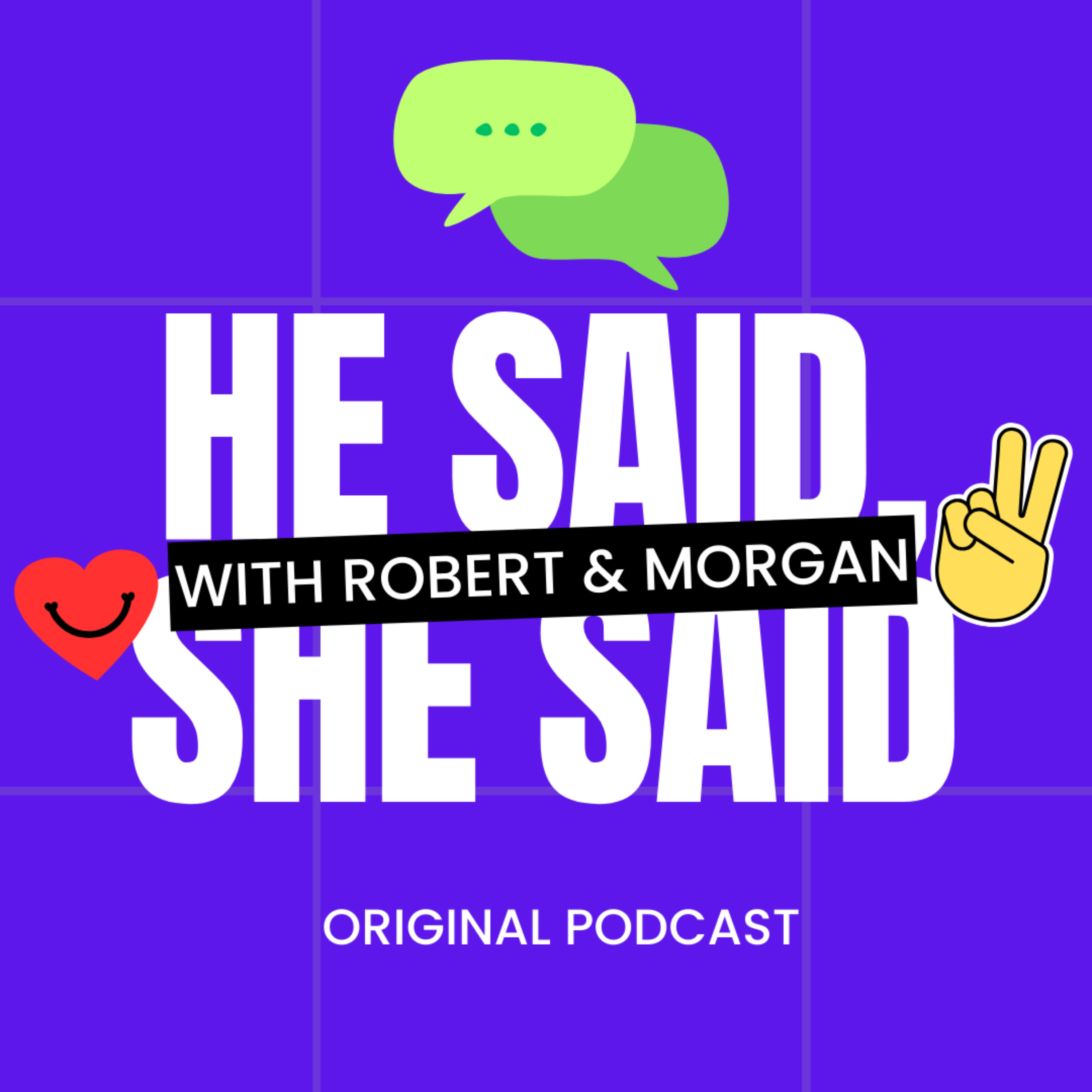 He Said, She Said podcast artwork