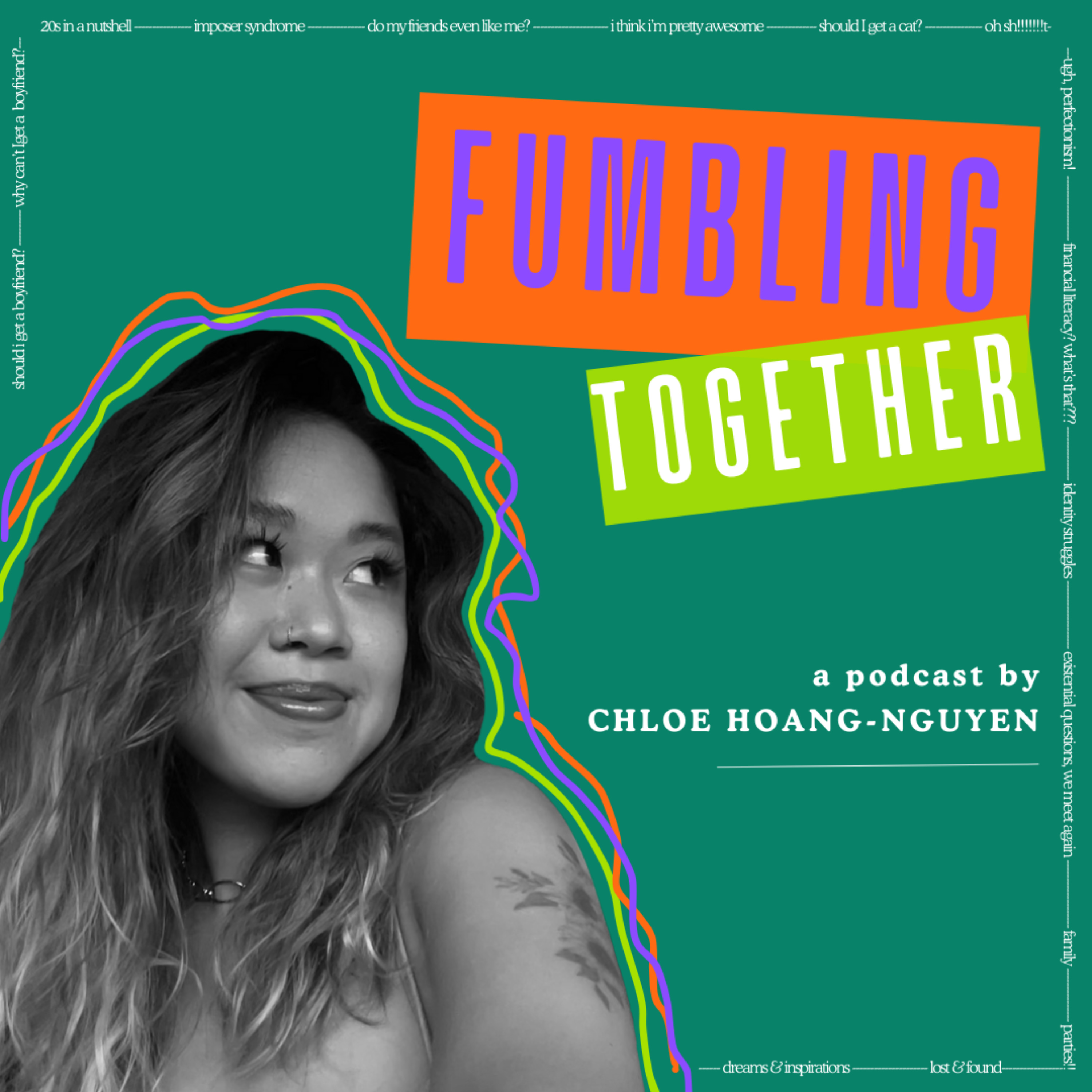 fumbling together