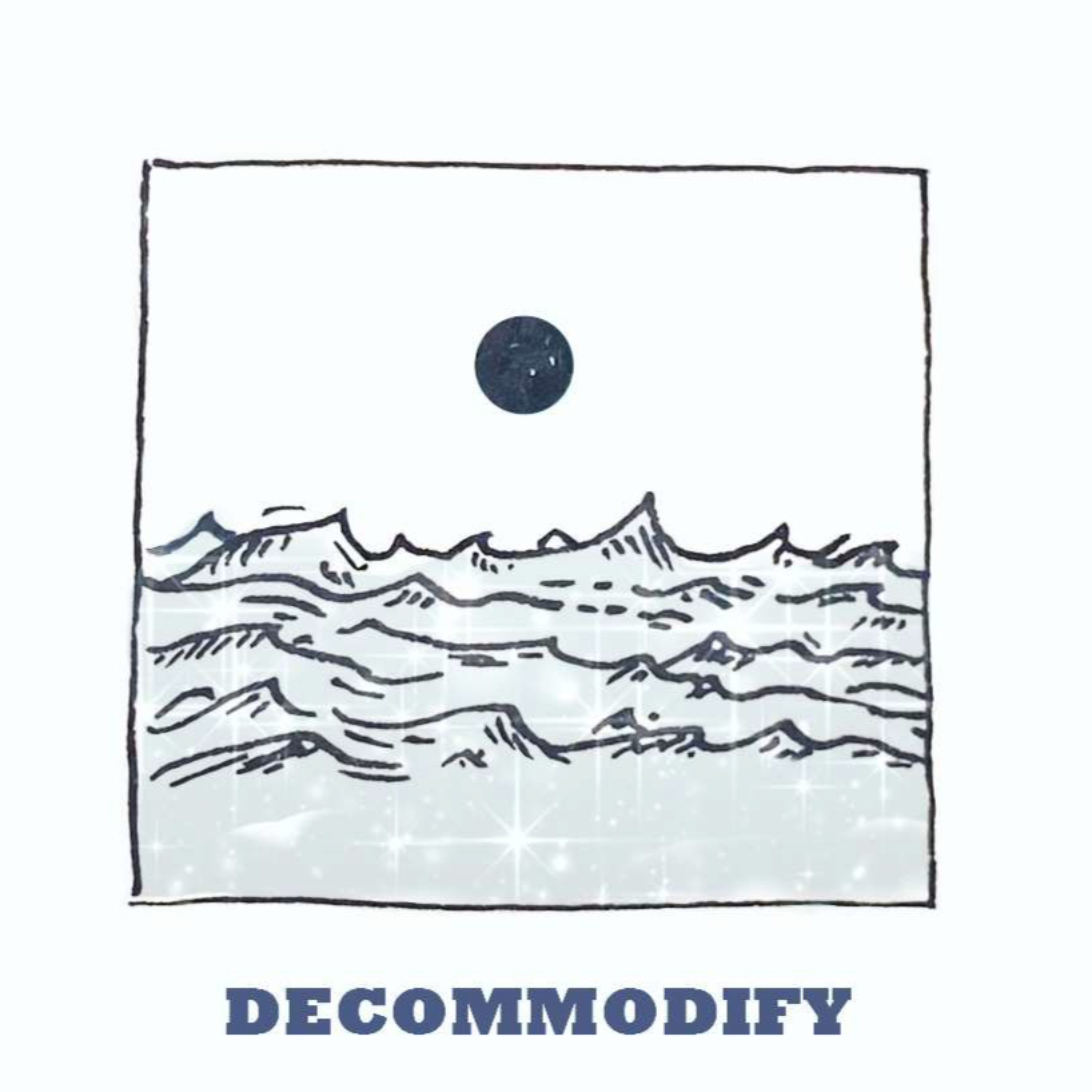Decommodify podcast artwork