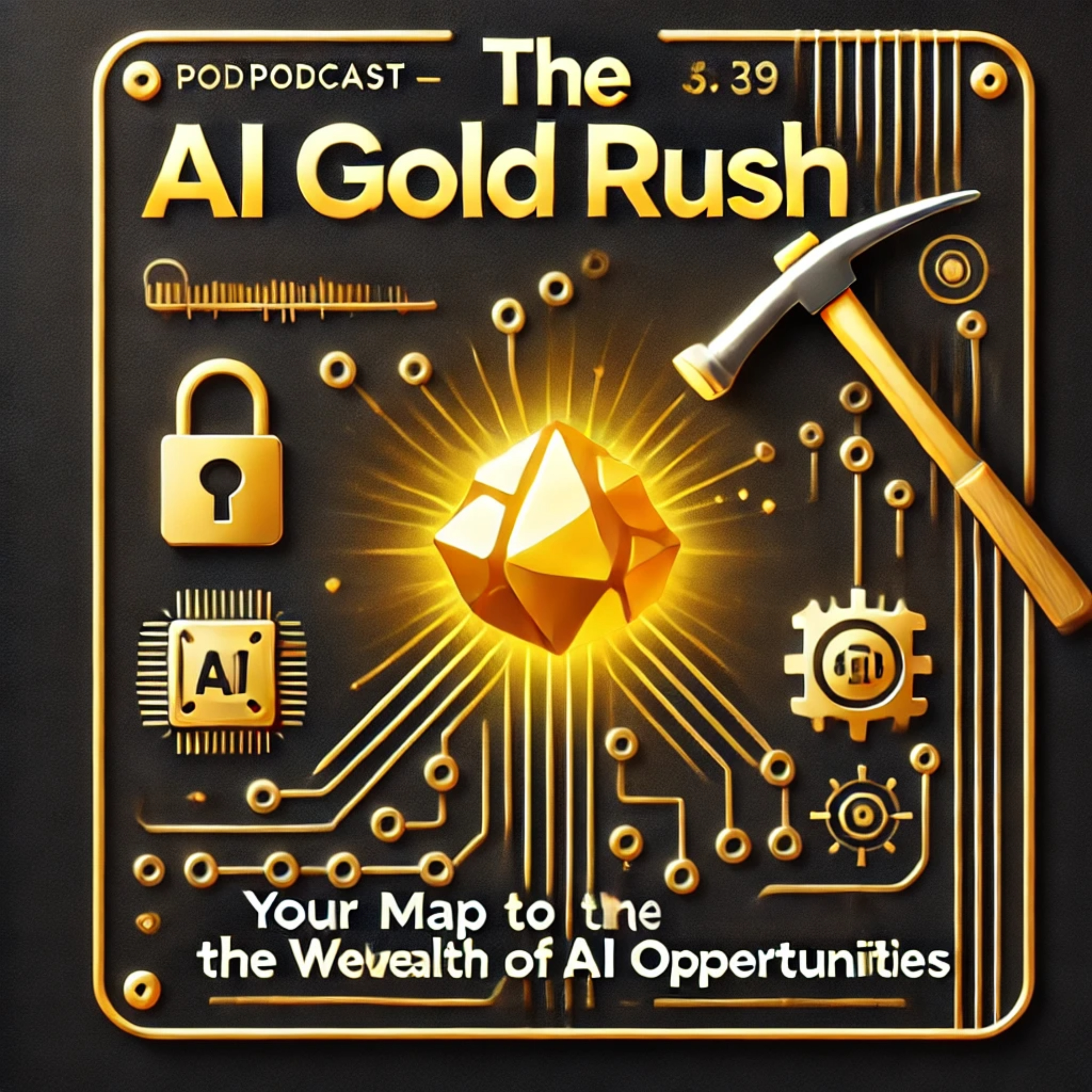 The AI Gold Rush podcast artwork