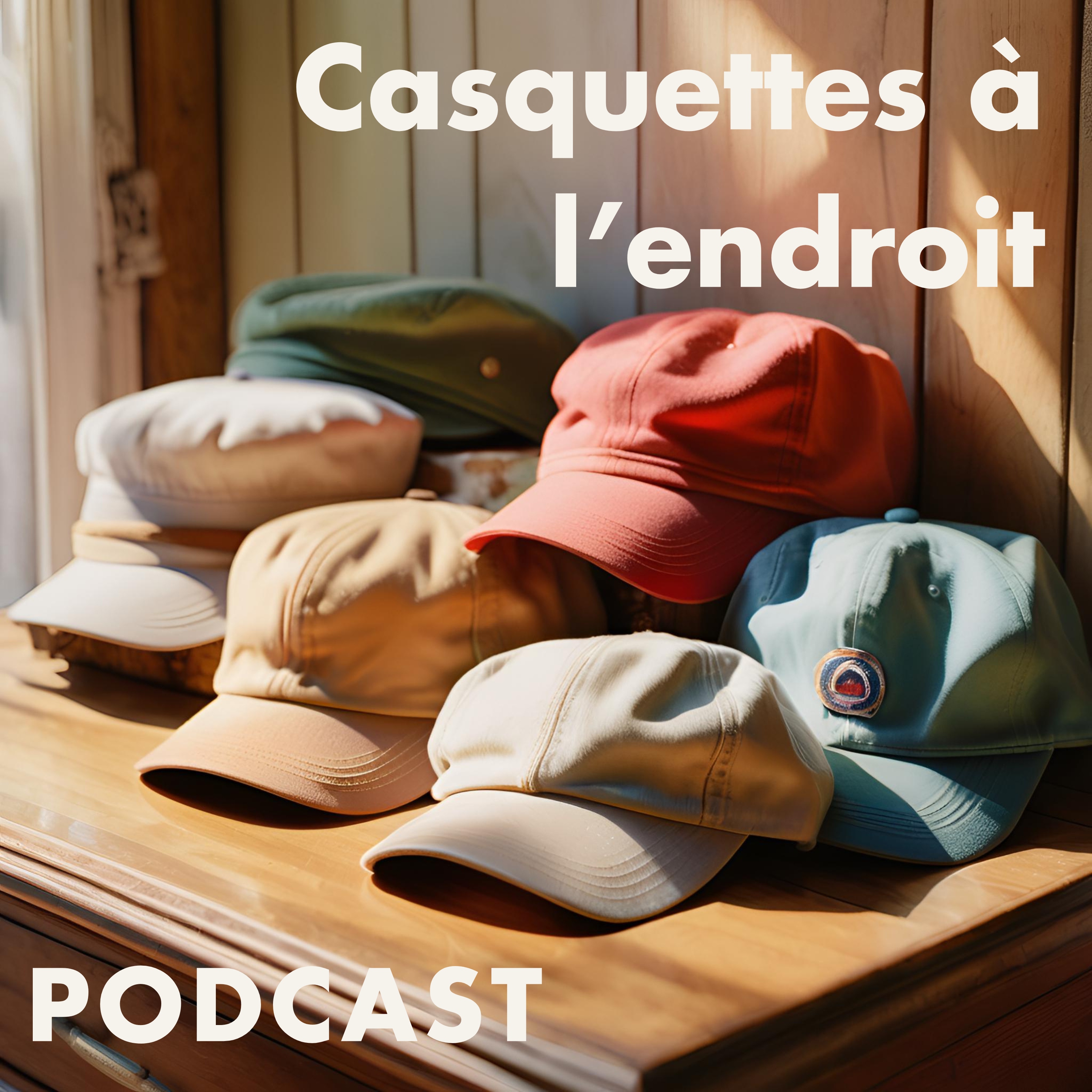 Casquettes à l'endroit podcast artwork