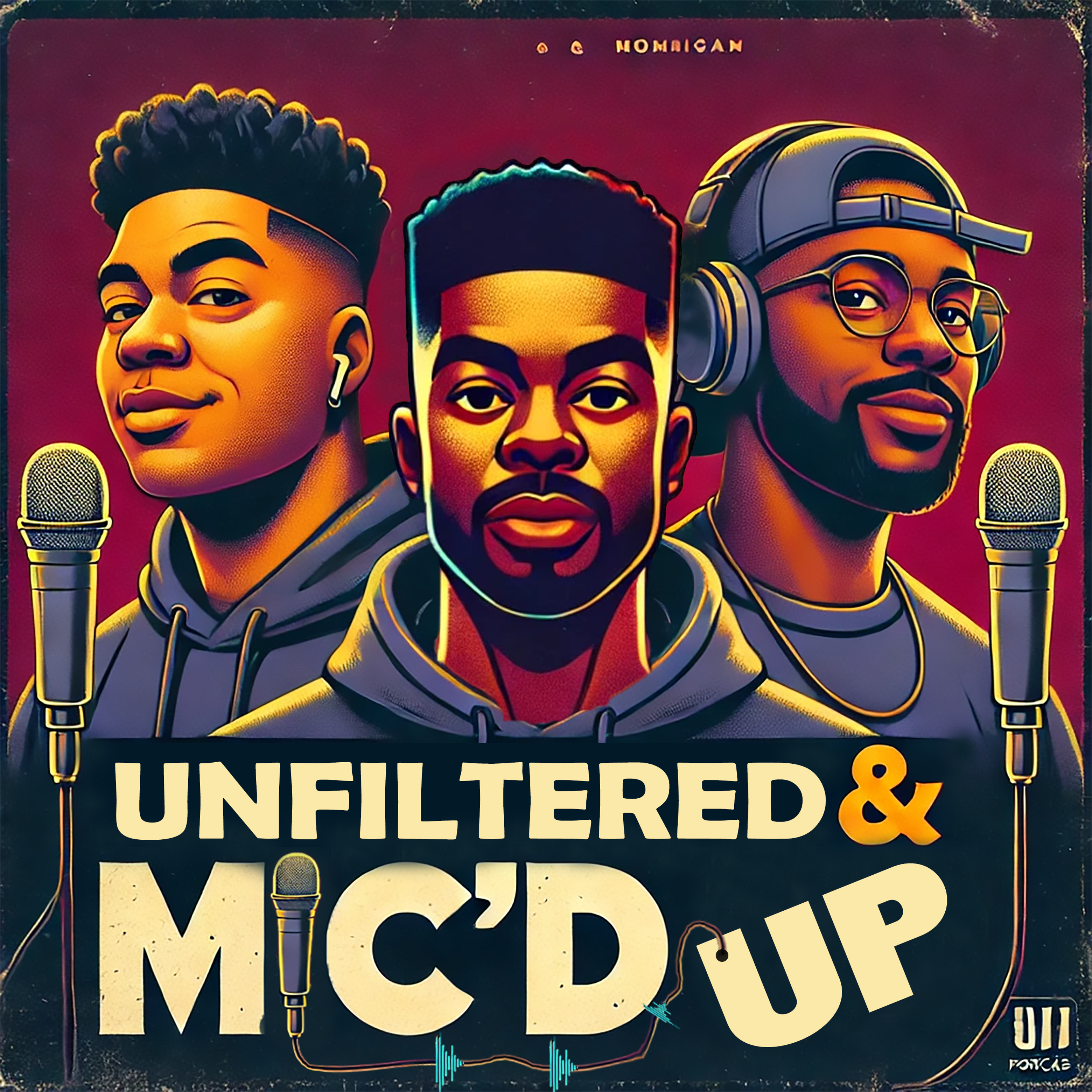Unfiltered and Mic'd up podcast artwork