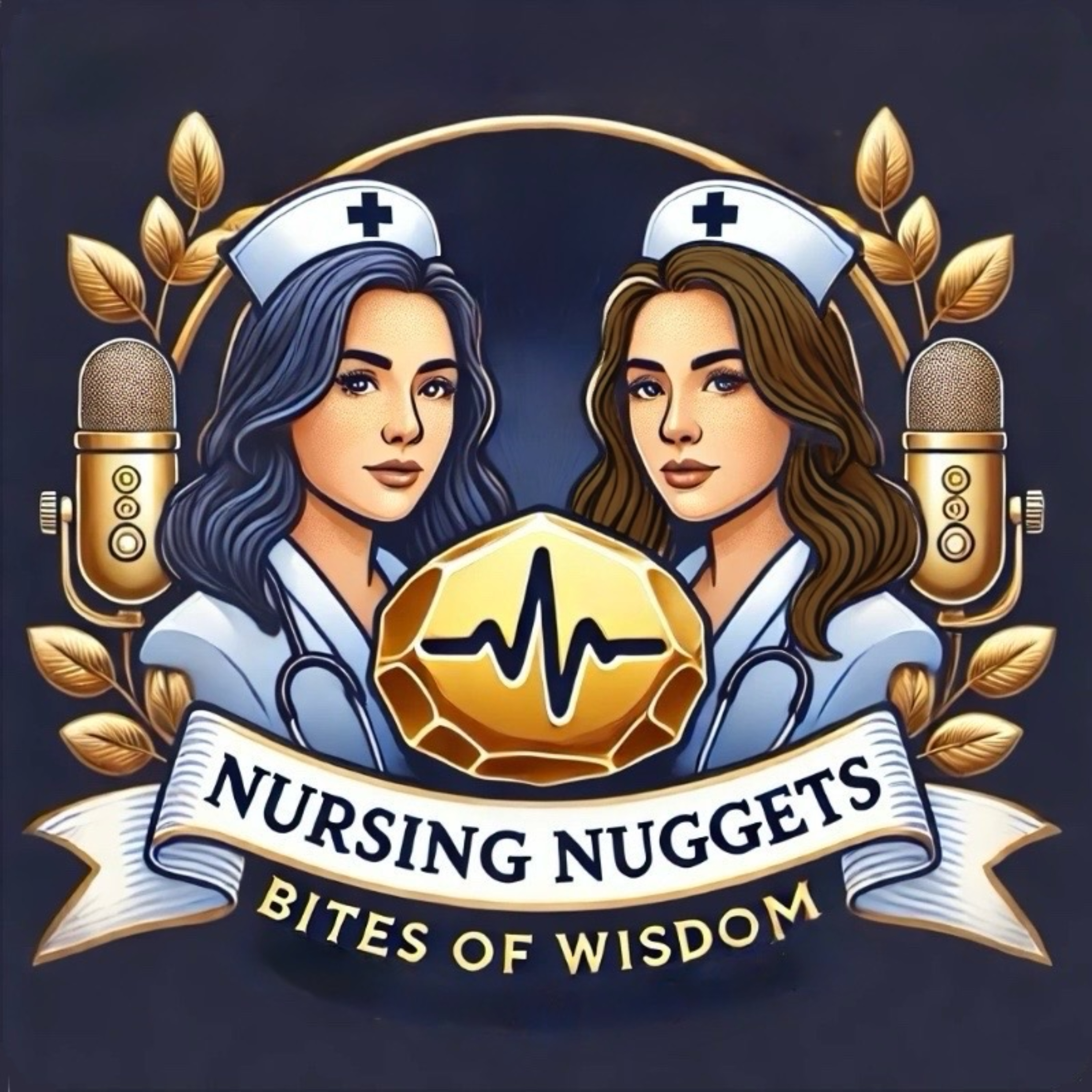 Nursing Nuggets: Bites of Wisdom with Jamie and Hannah podcast artwork