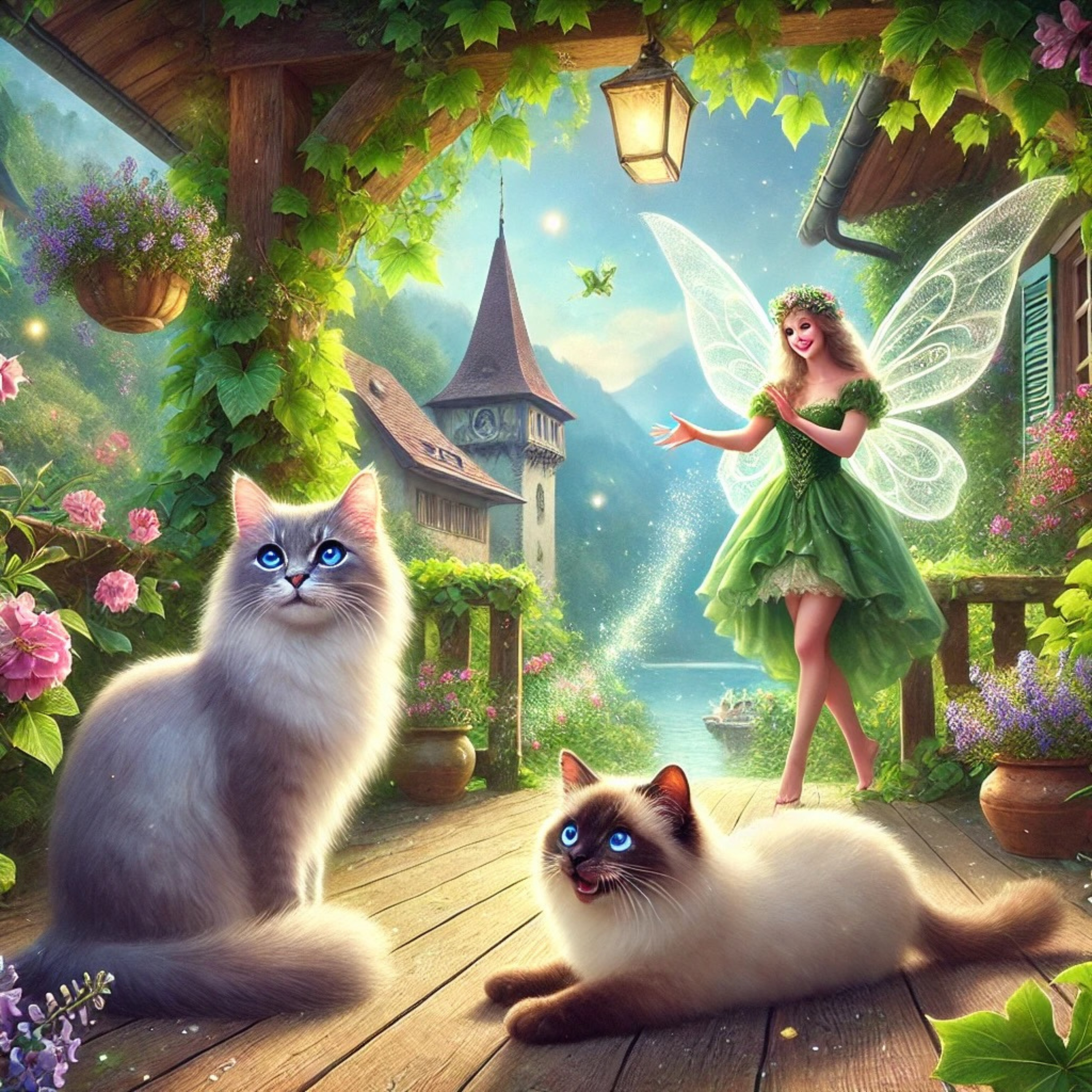 The adventures of Laté and Macchiato, Magic in the Garden podcast artwork