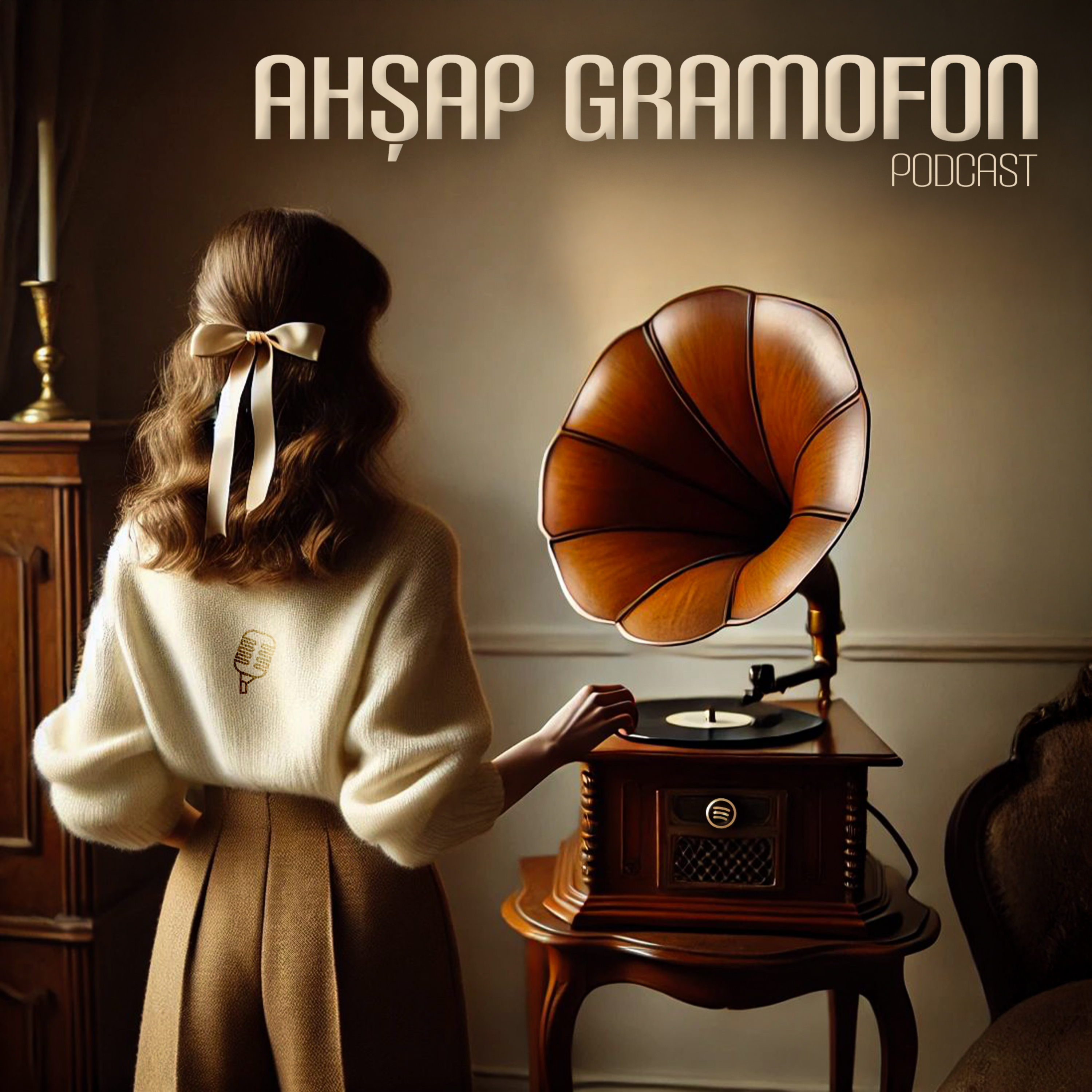 Ahşap Gramofon