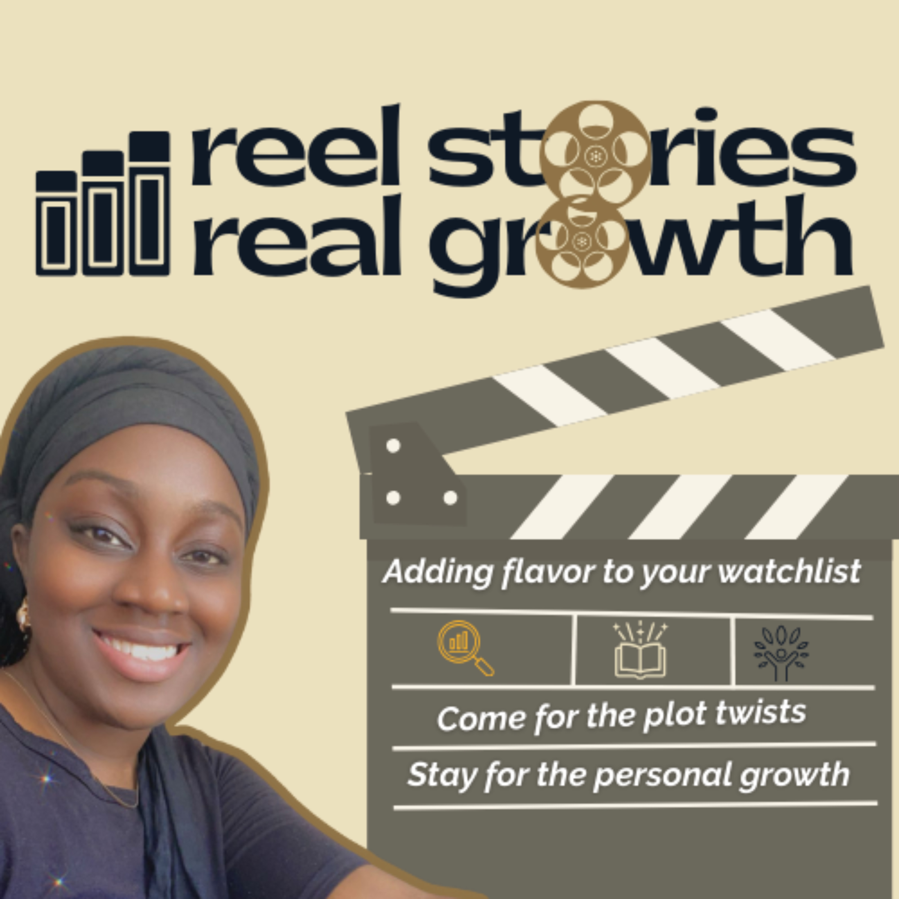 Reel Stories, Real Growth podcast artwork