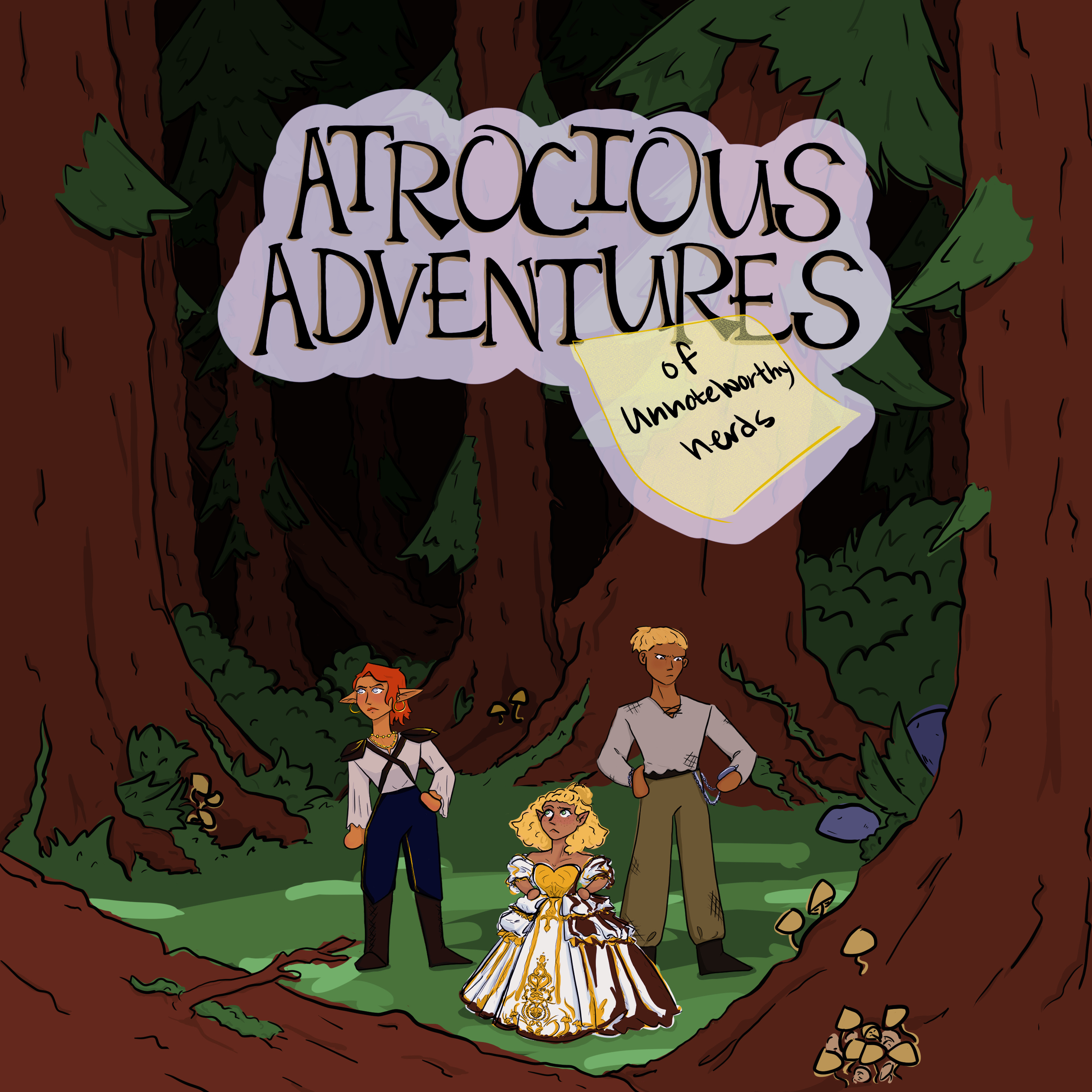 The Atrocious Adventures of Unnoteworthy Nerds podcast artwork