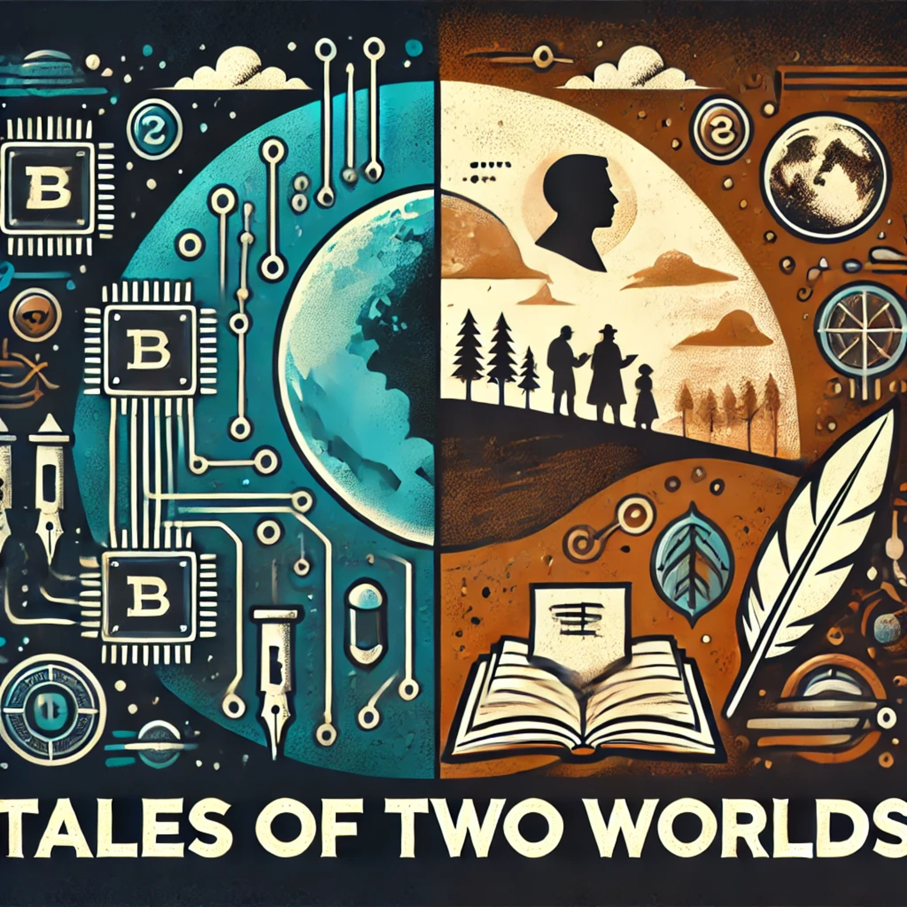 Tales of Two Worlds podcast artwork