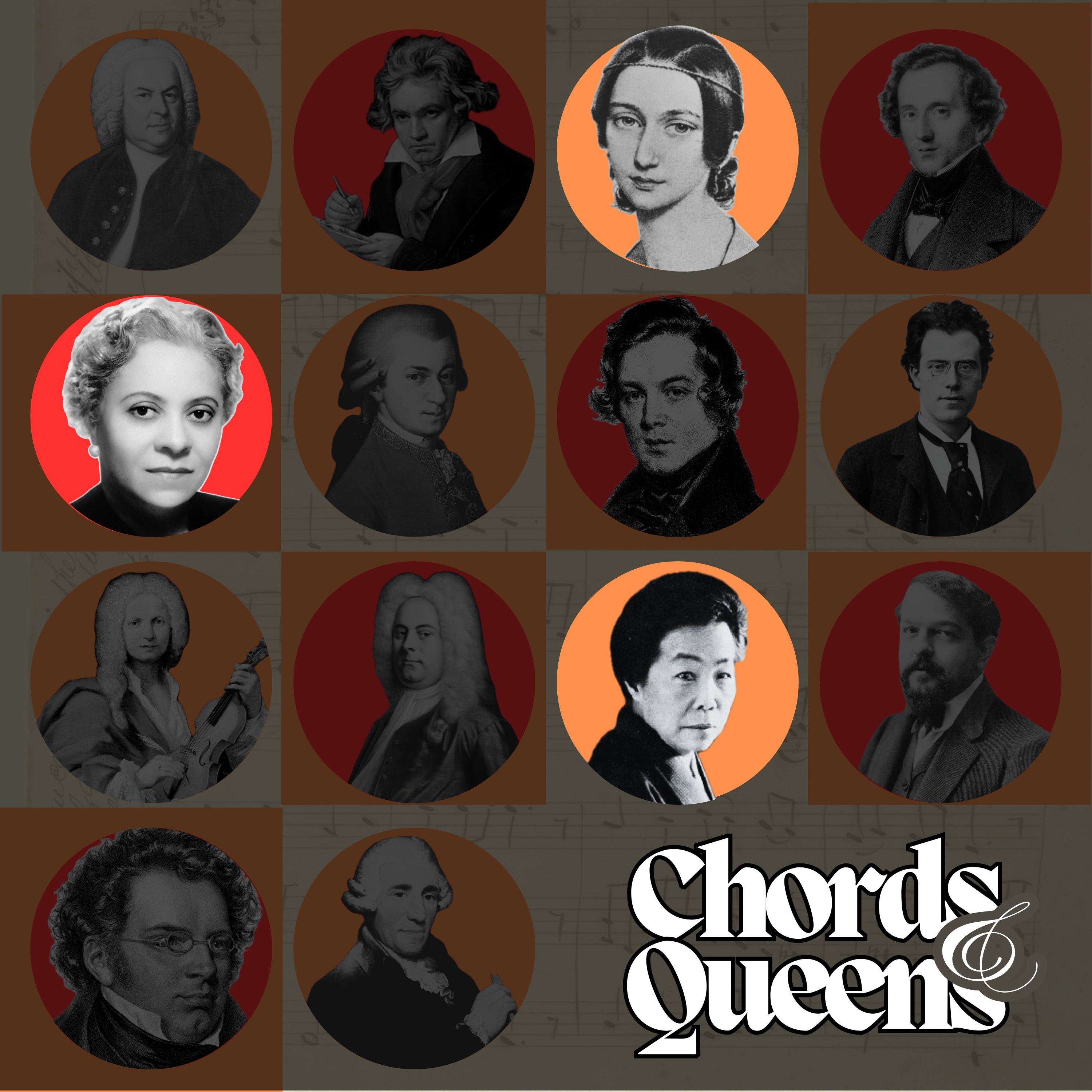 Chords and Queens