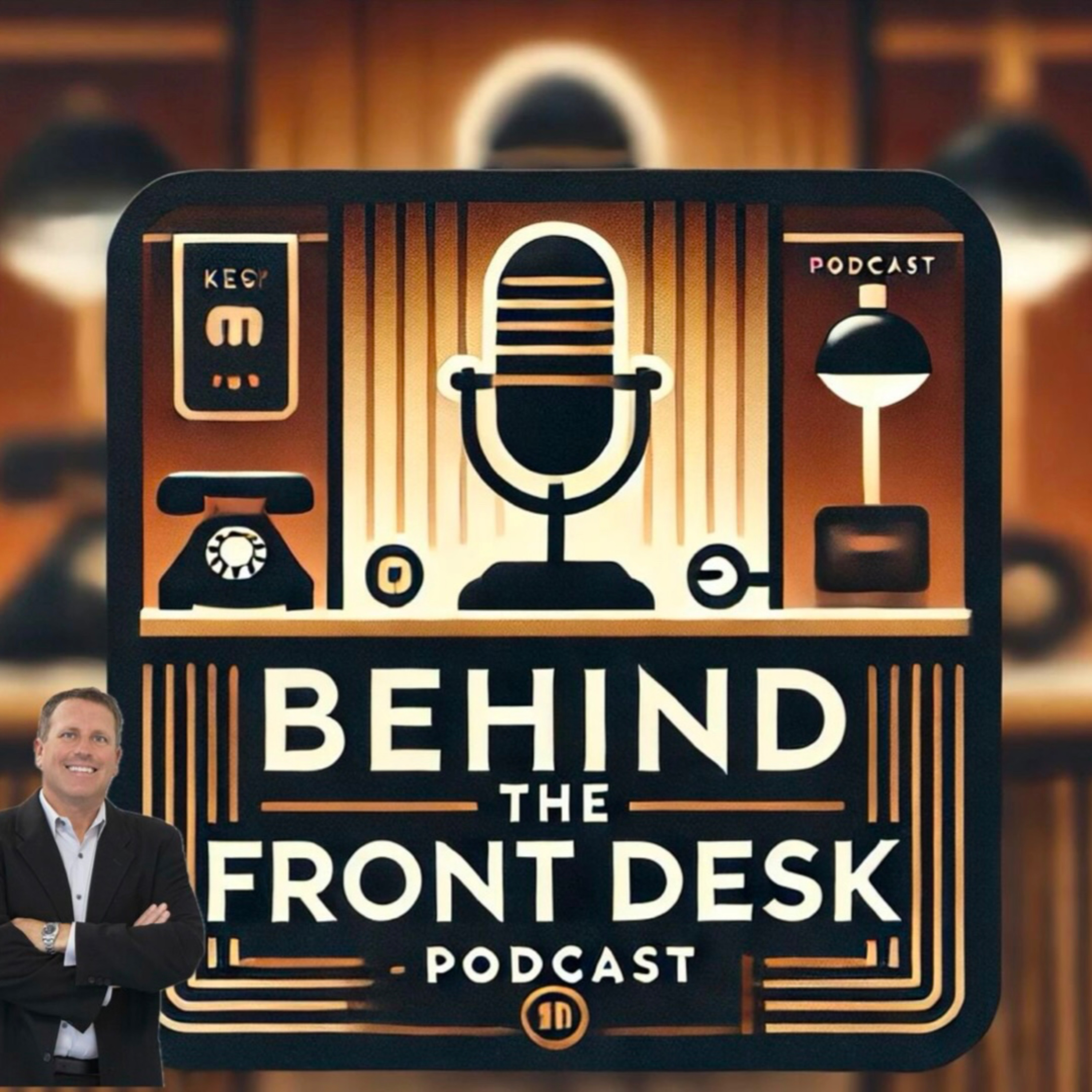 Behind The Front Desk podcast artwork