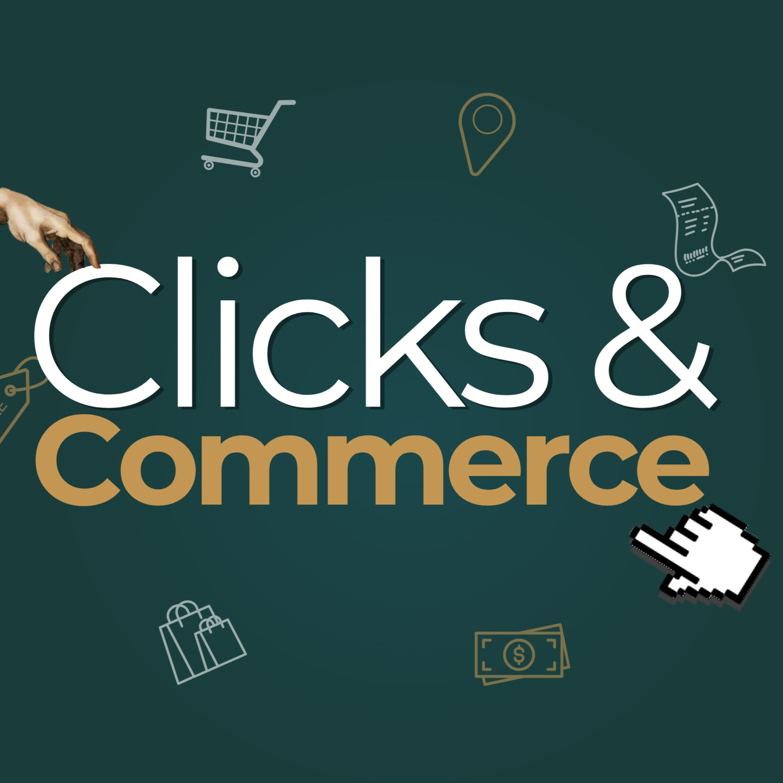 Clicks and Commerce podcast artwork