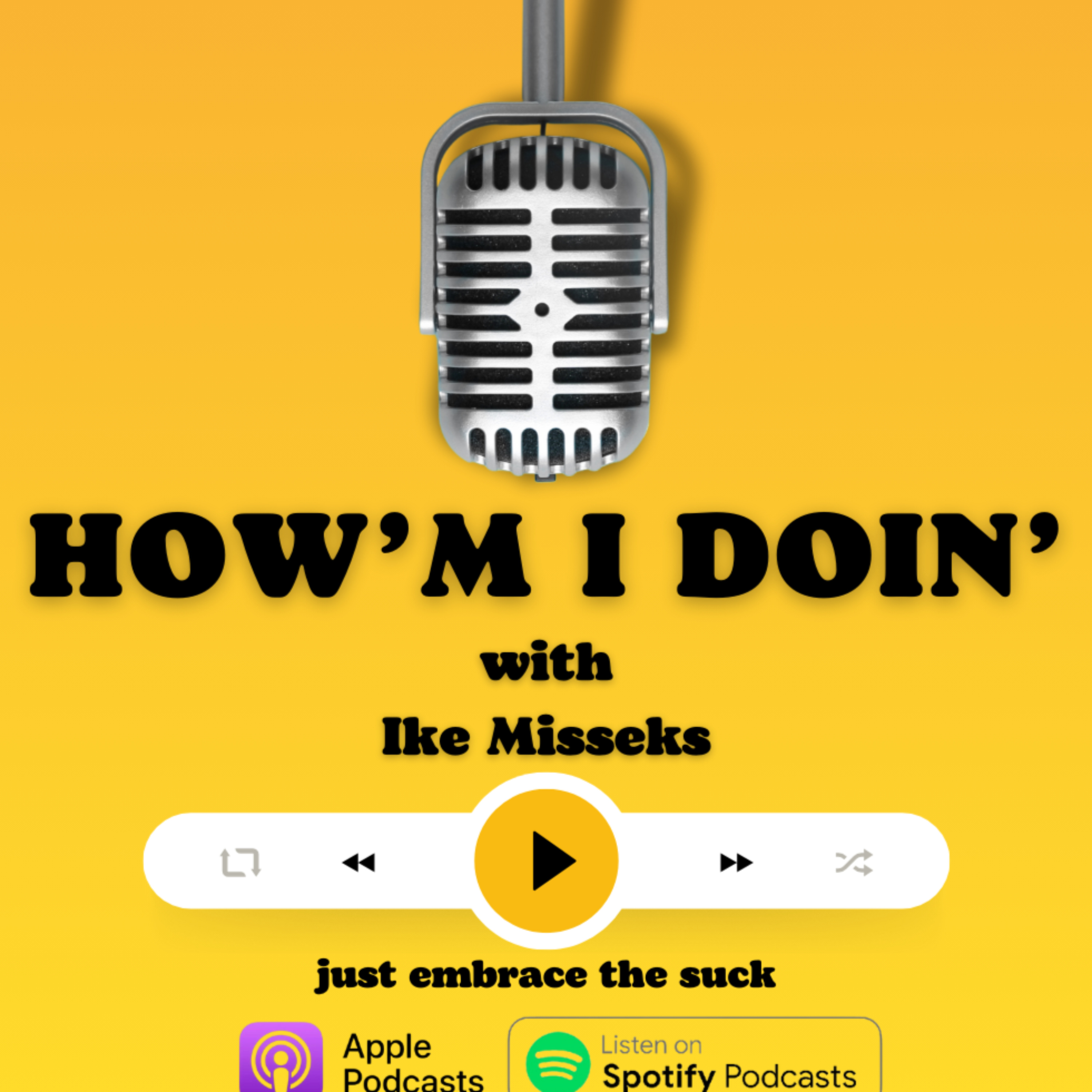 How'm I doin? podcast artwork