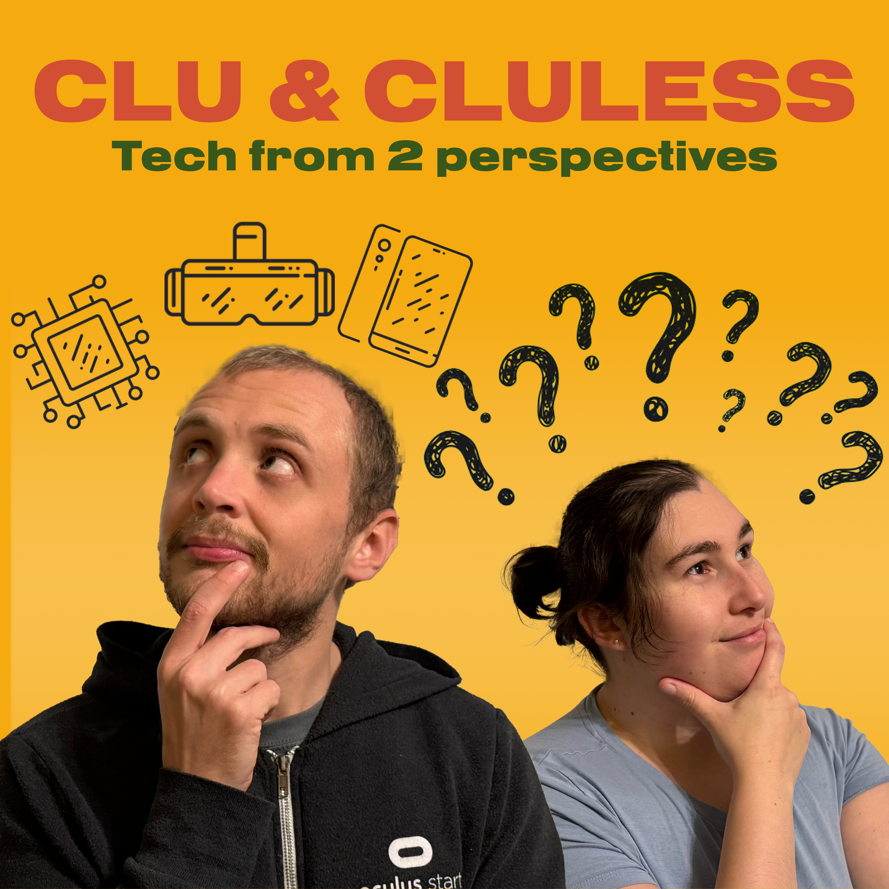 Clu & Cluless podcast artwork