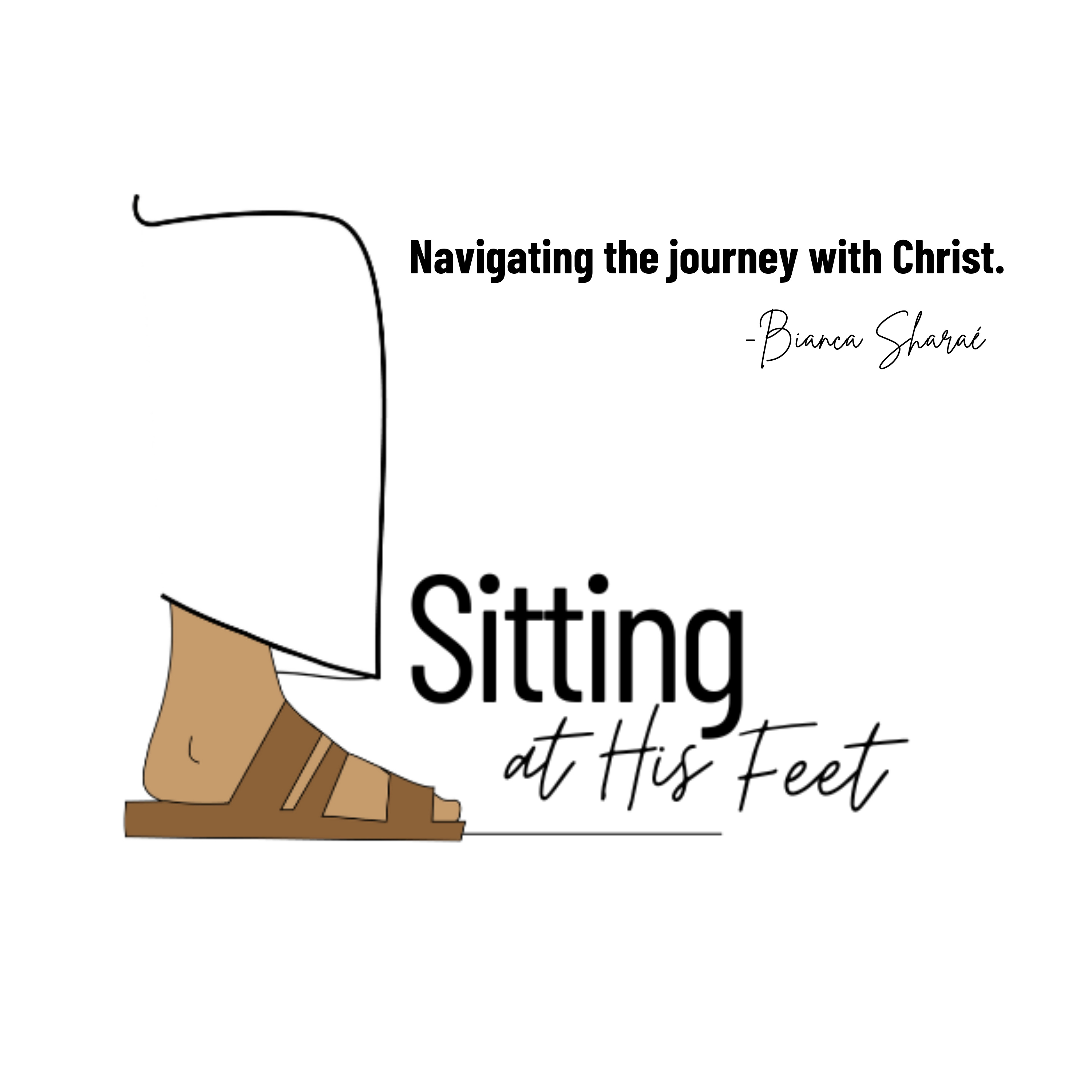 Sitting At His Feet. podcast artwork