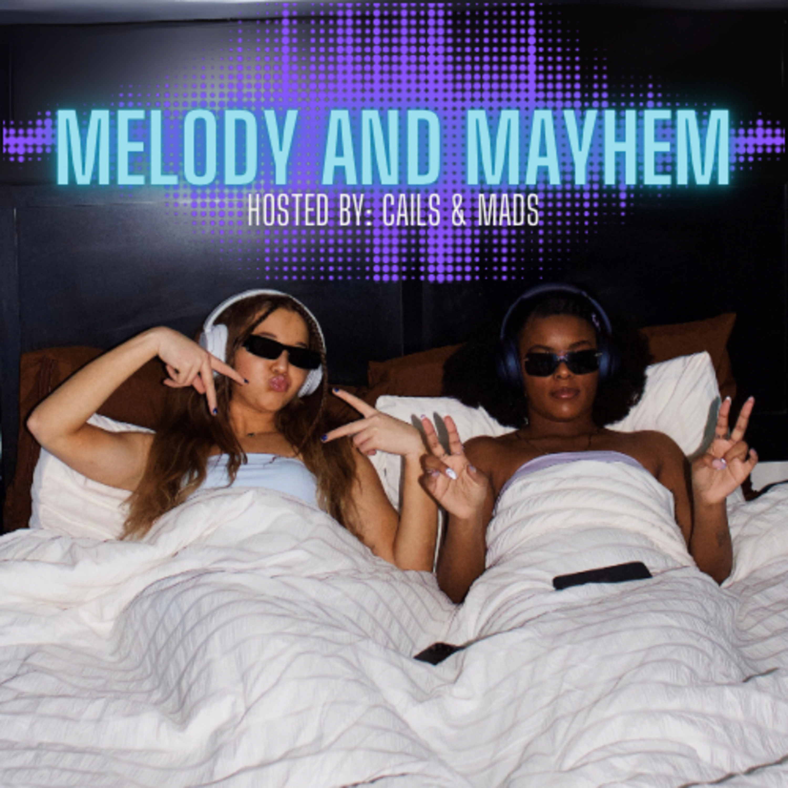 Melody and Mayhem podcast artwork