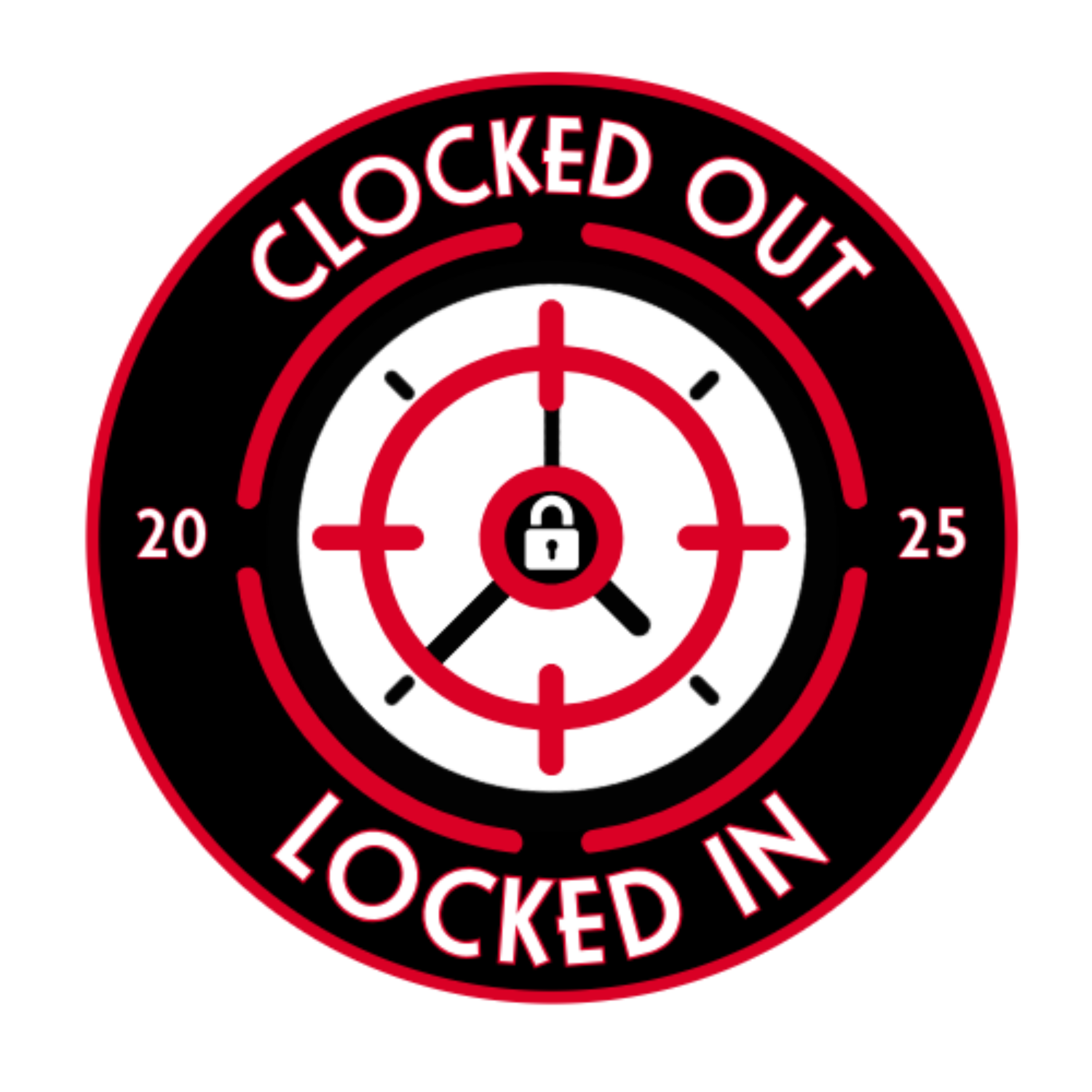 Clocked Out Locked In podcast artwork