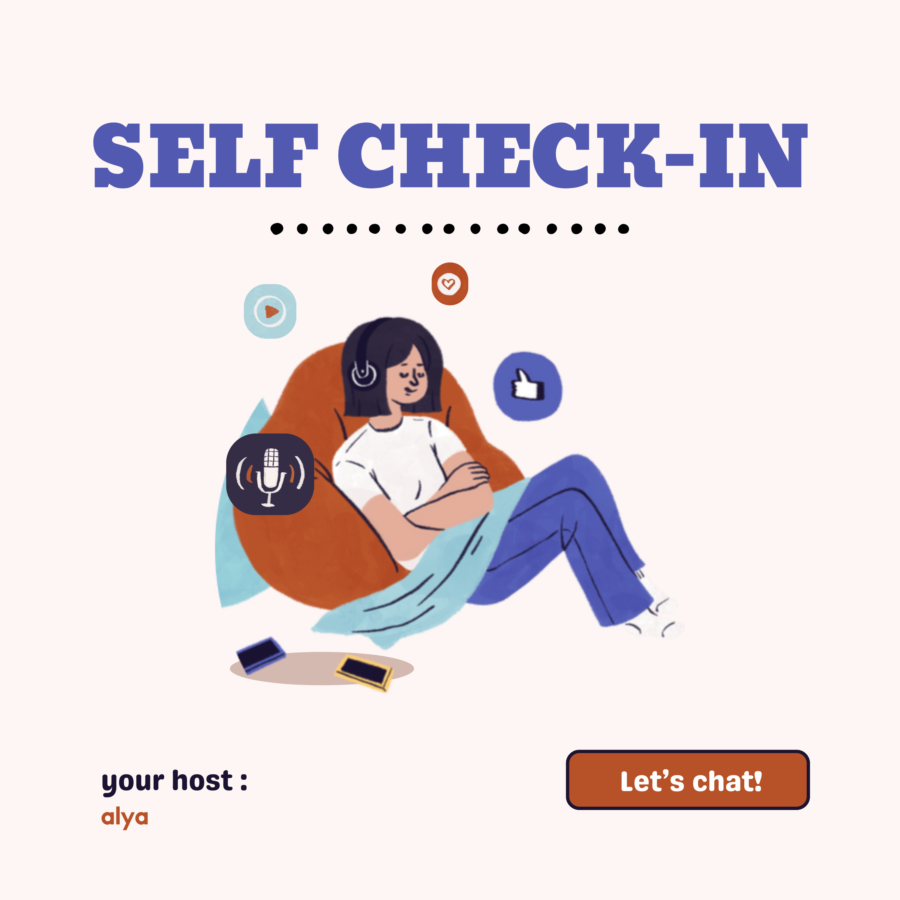 Self Check-In podcast artwork
