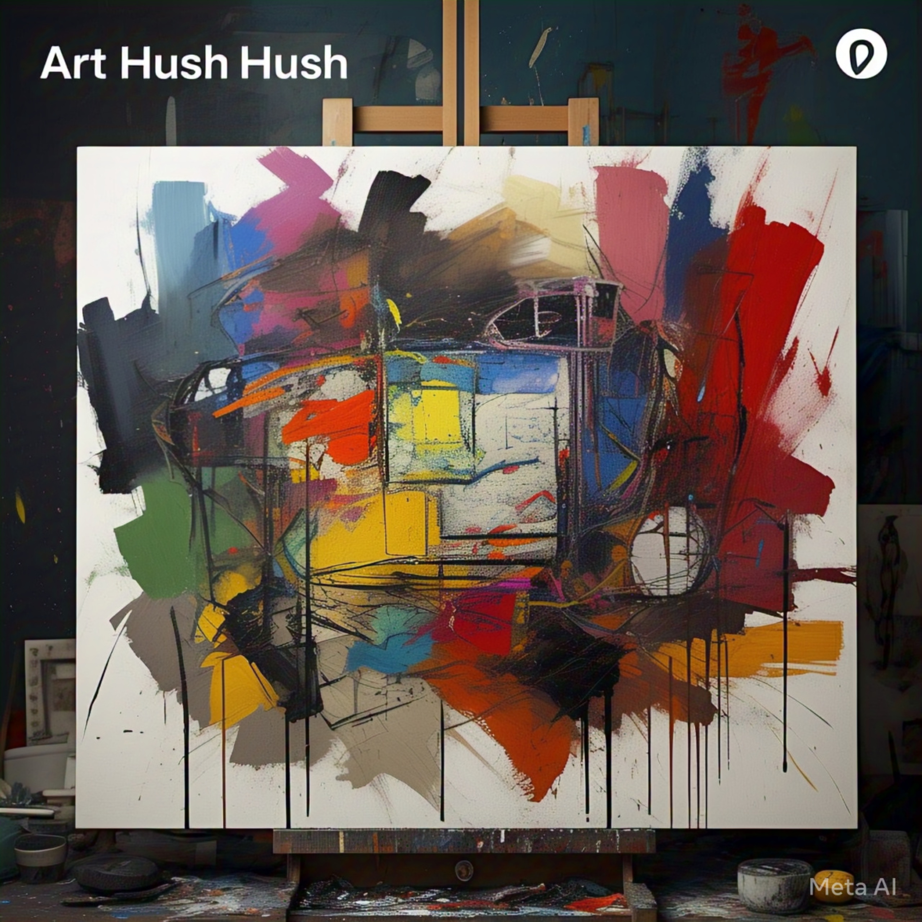Art Hush Hush podcast artwork