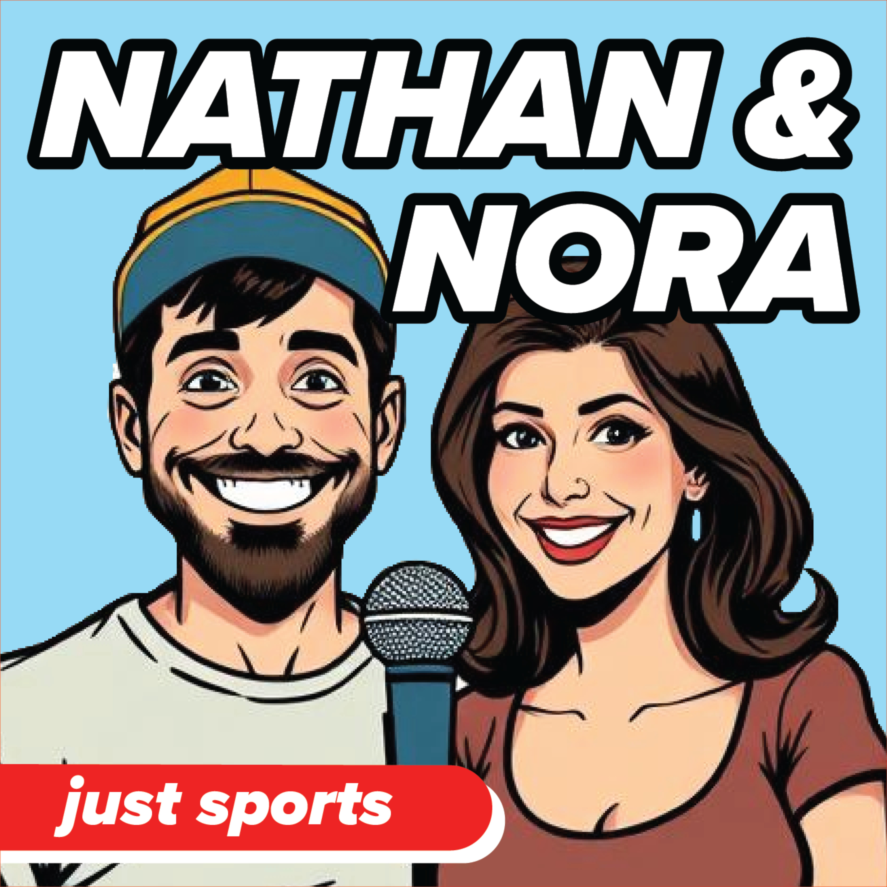 Sports Talk with Nathan and Nora podcast artwork
