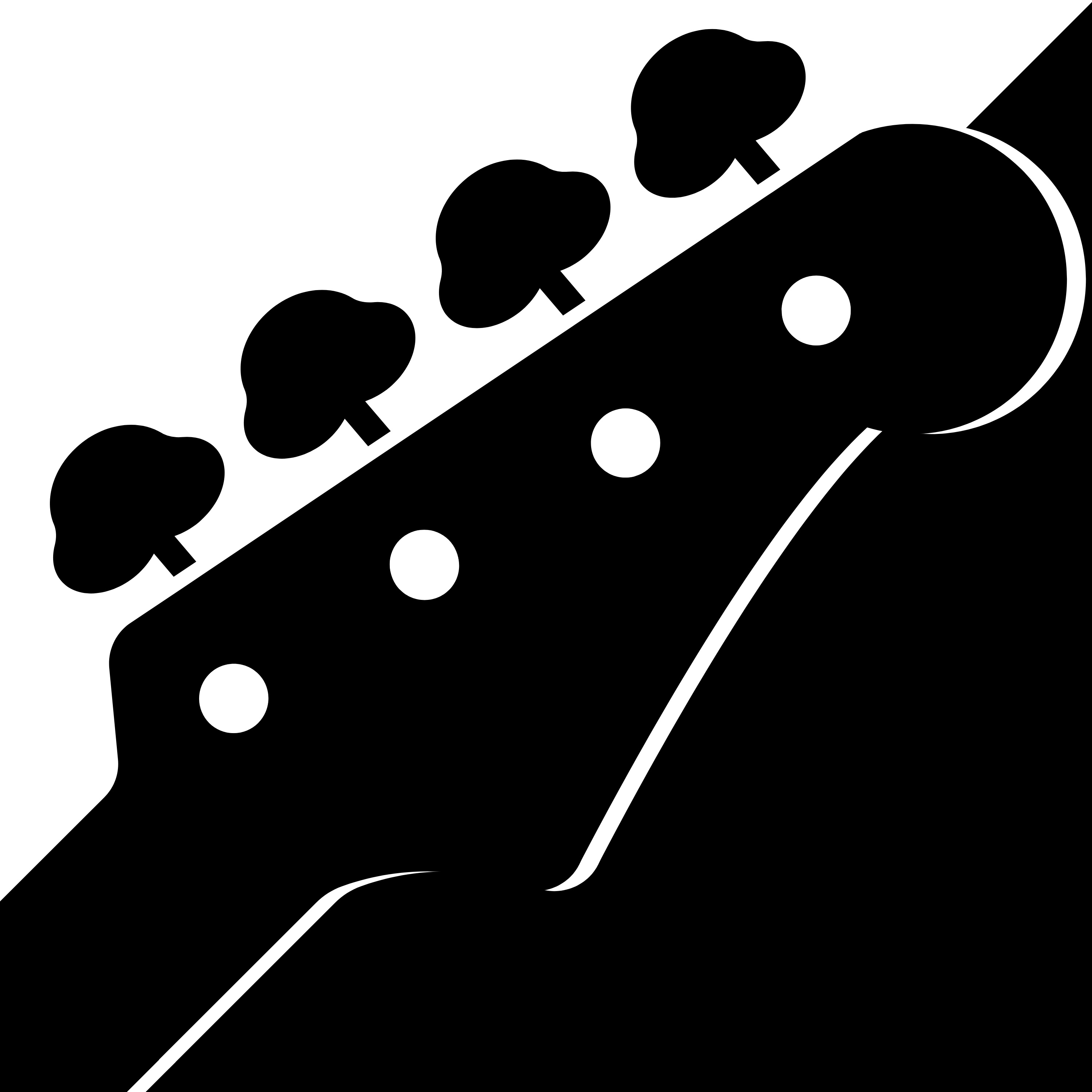 Contrabaixo em Preto e Branco