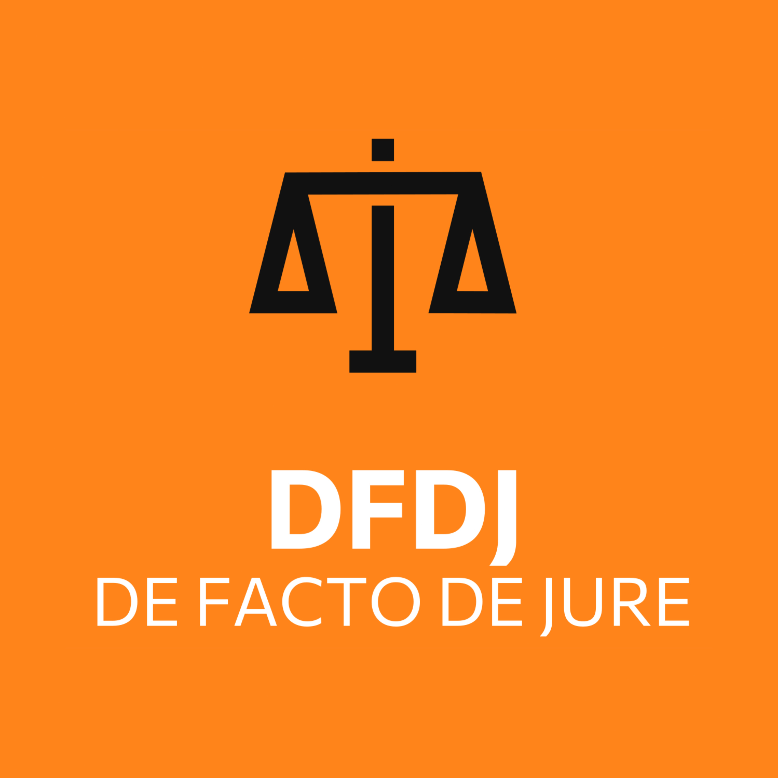 De Facto De Jure podcast artwork