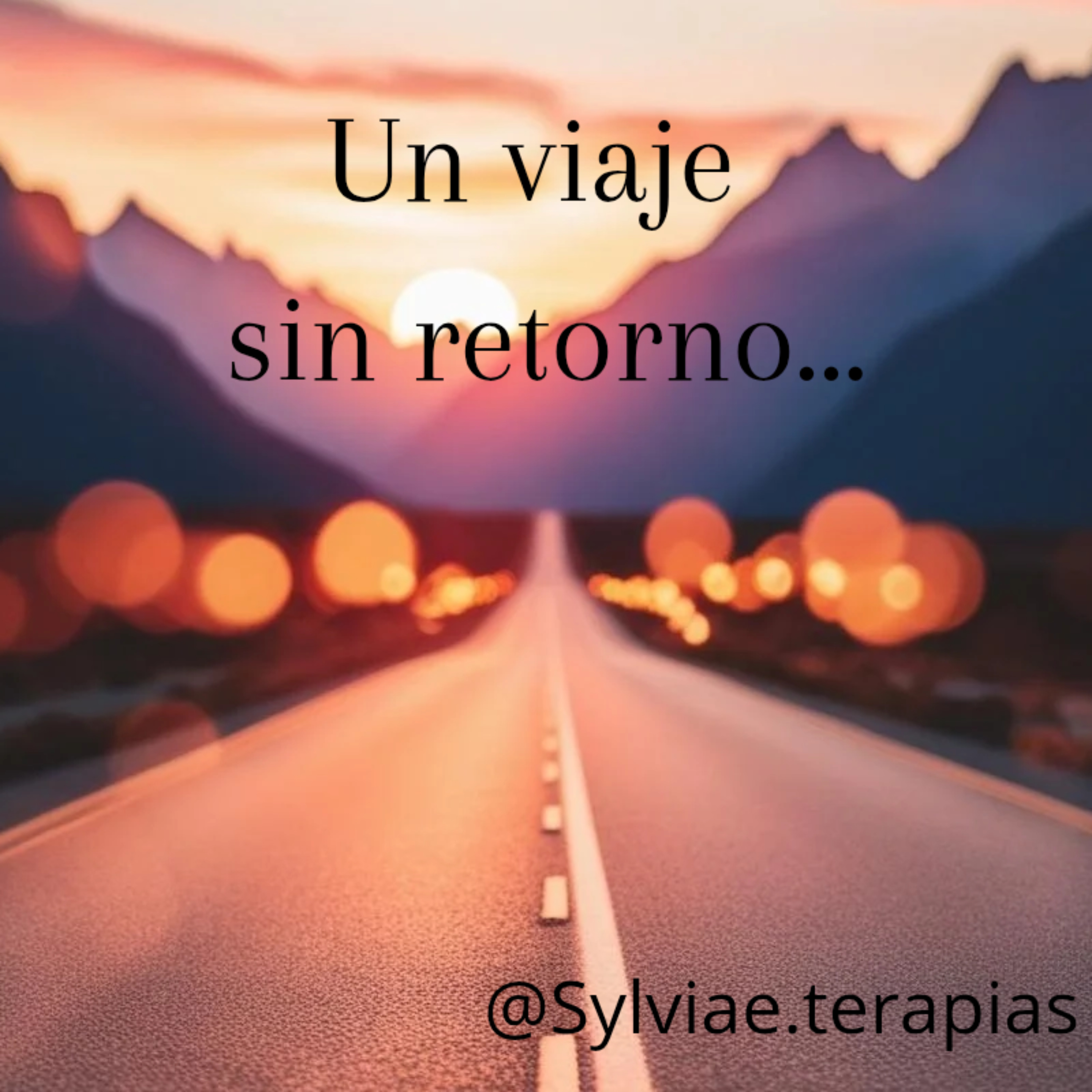 Un viaje sin retorno...