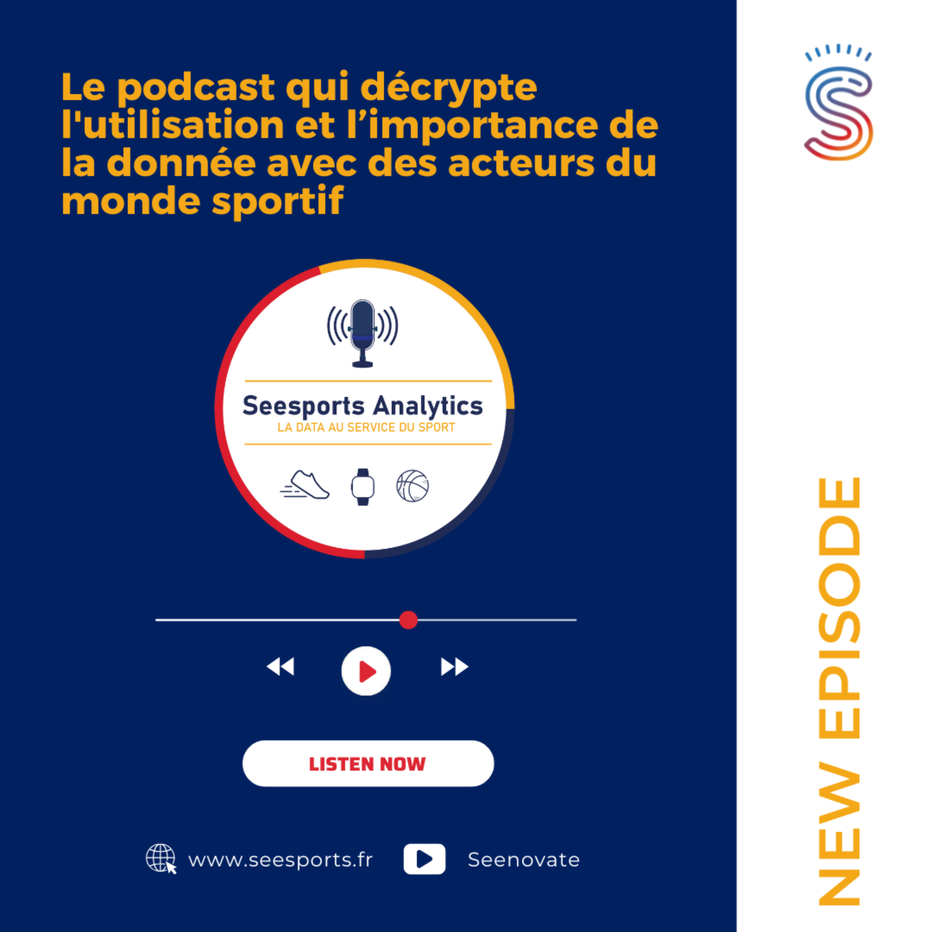 Seesports Analytics : la data au service du sport podcast artwork