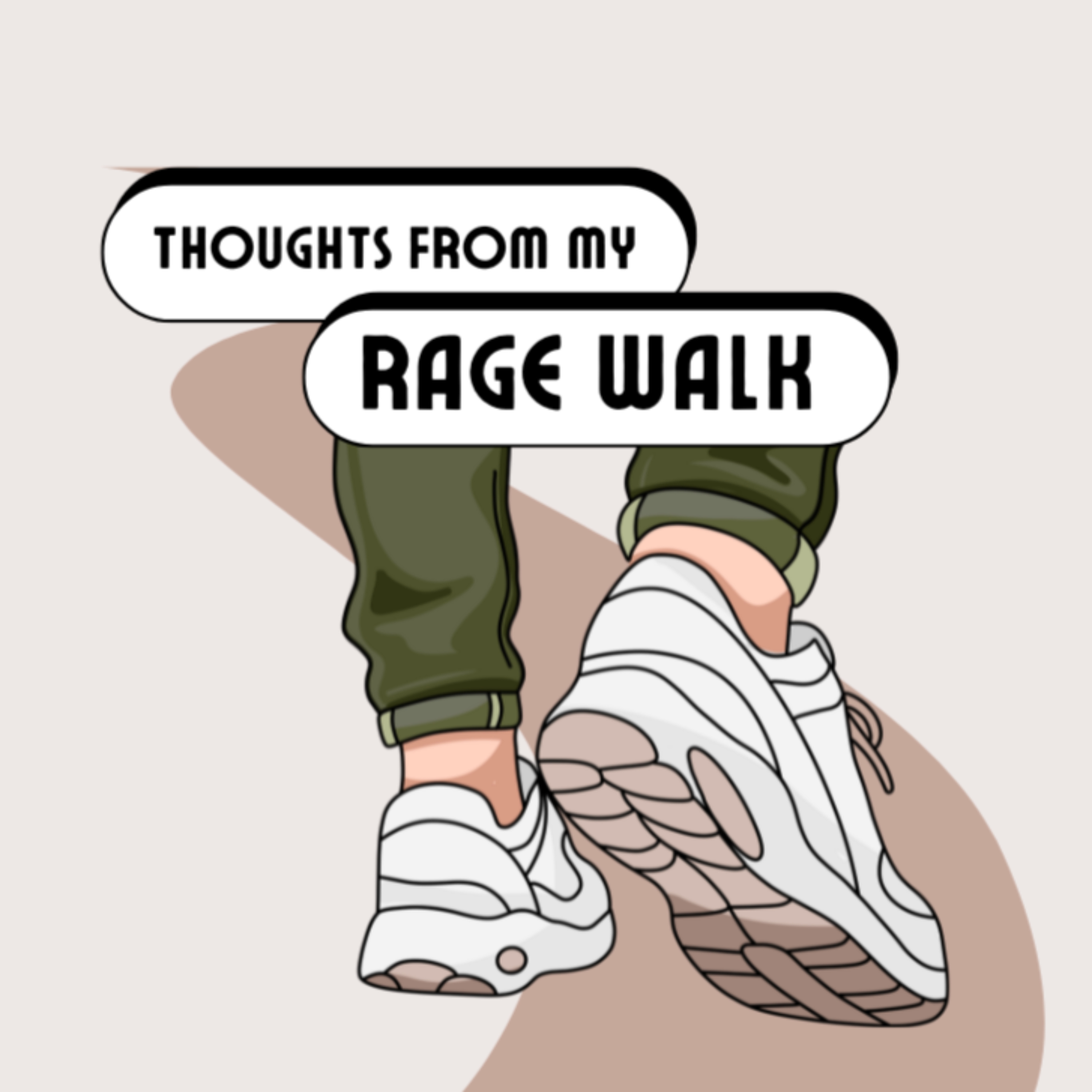 Thoughts from my Rage Walk podcast artwork