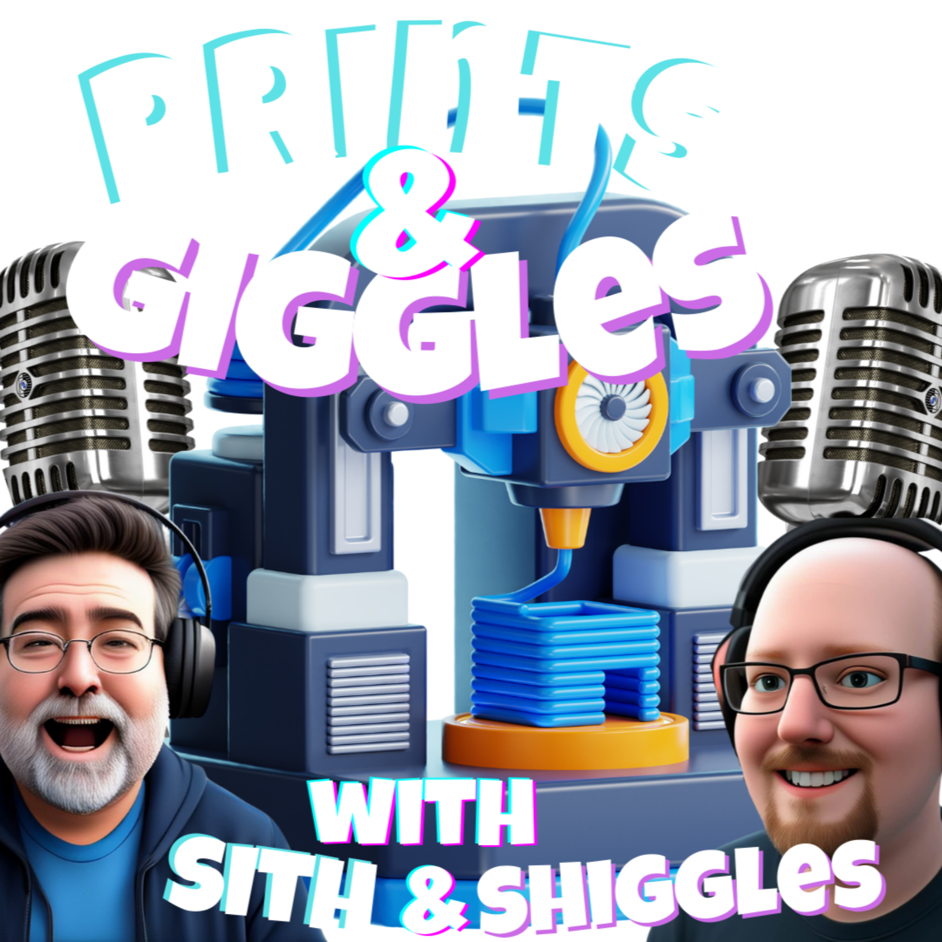 Prints and Giggles podcast artwork