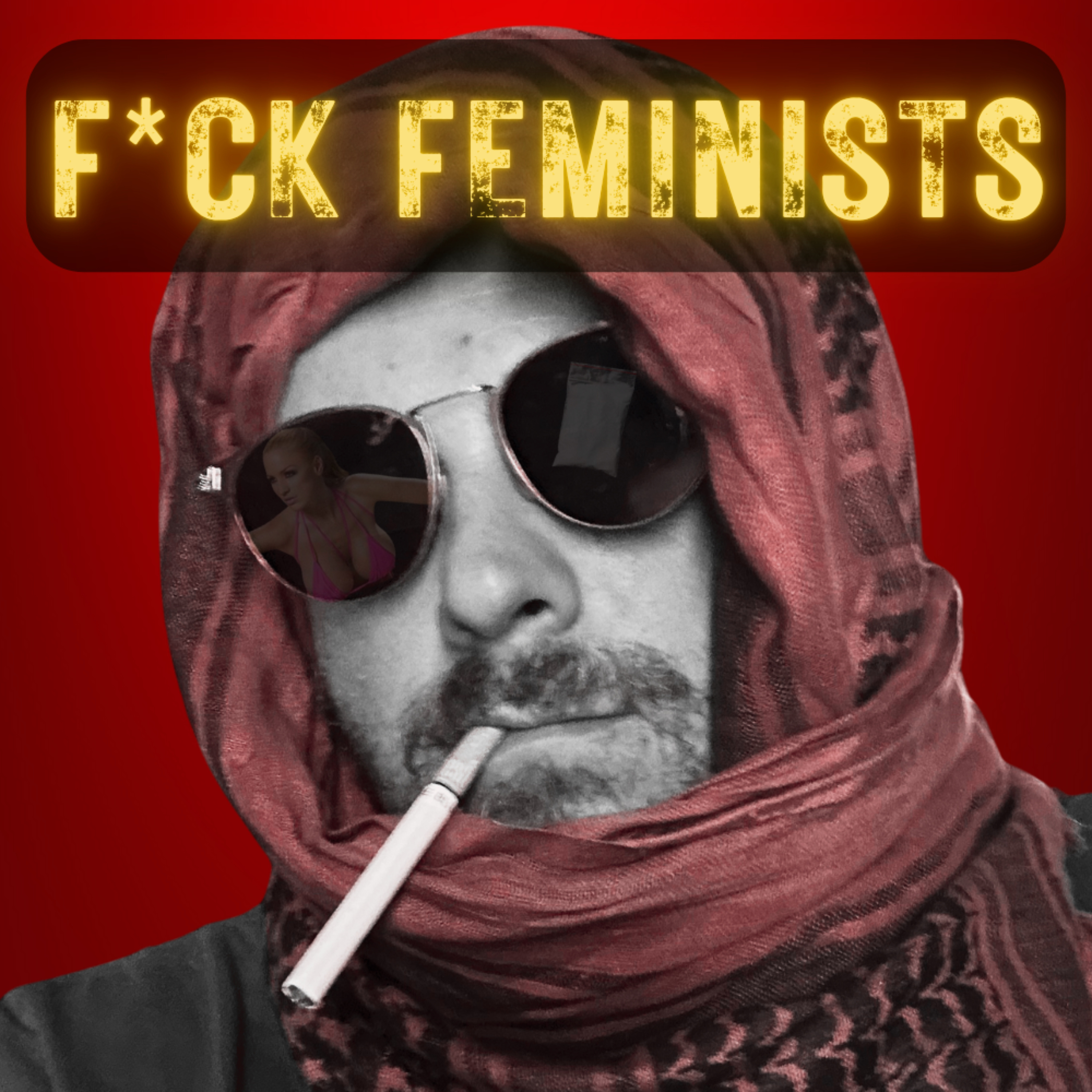 Blue haired Feminist Pod