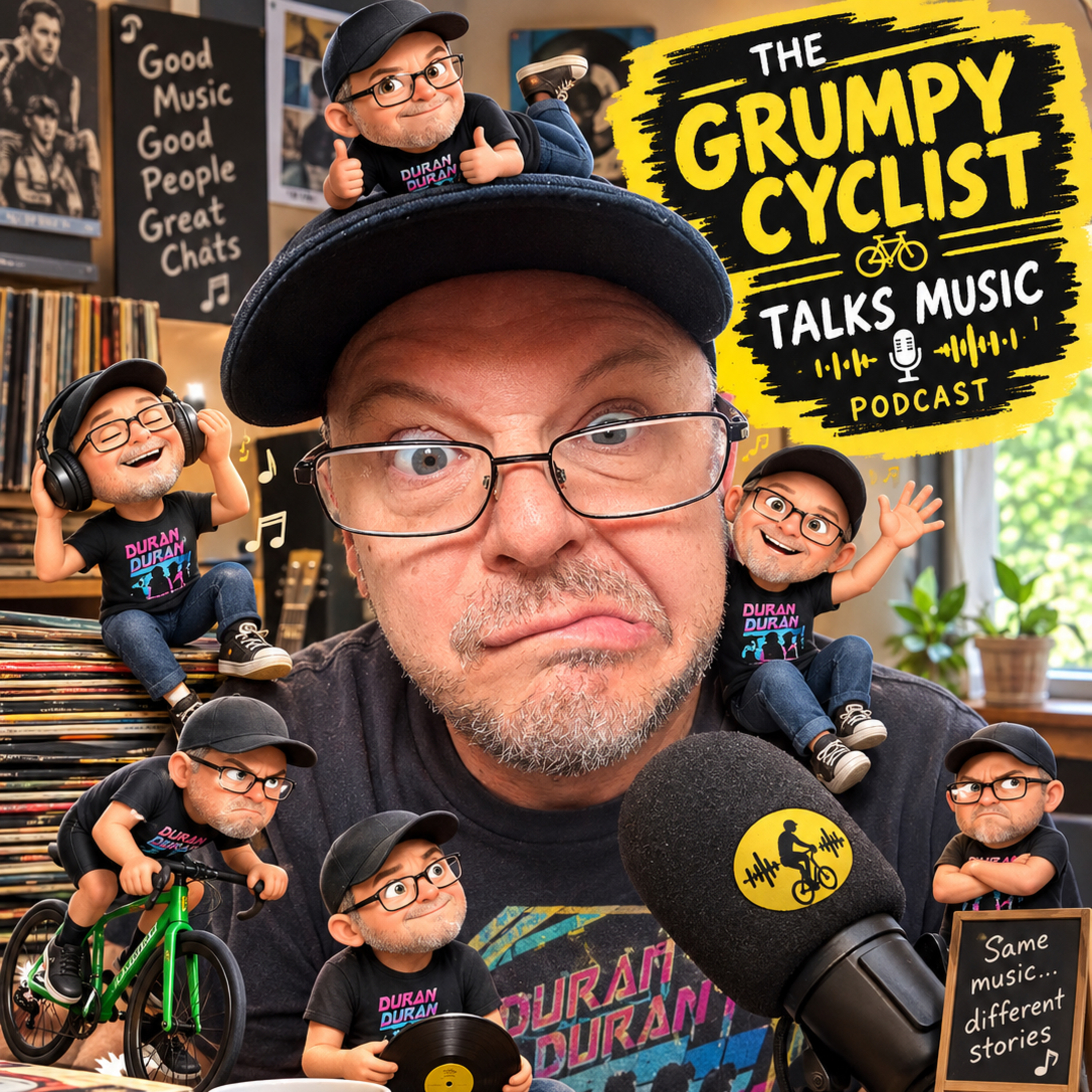 The Grumpy Cyclist Talks Music podcast artwork