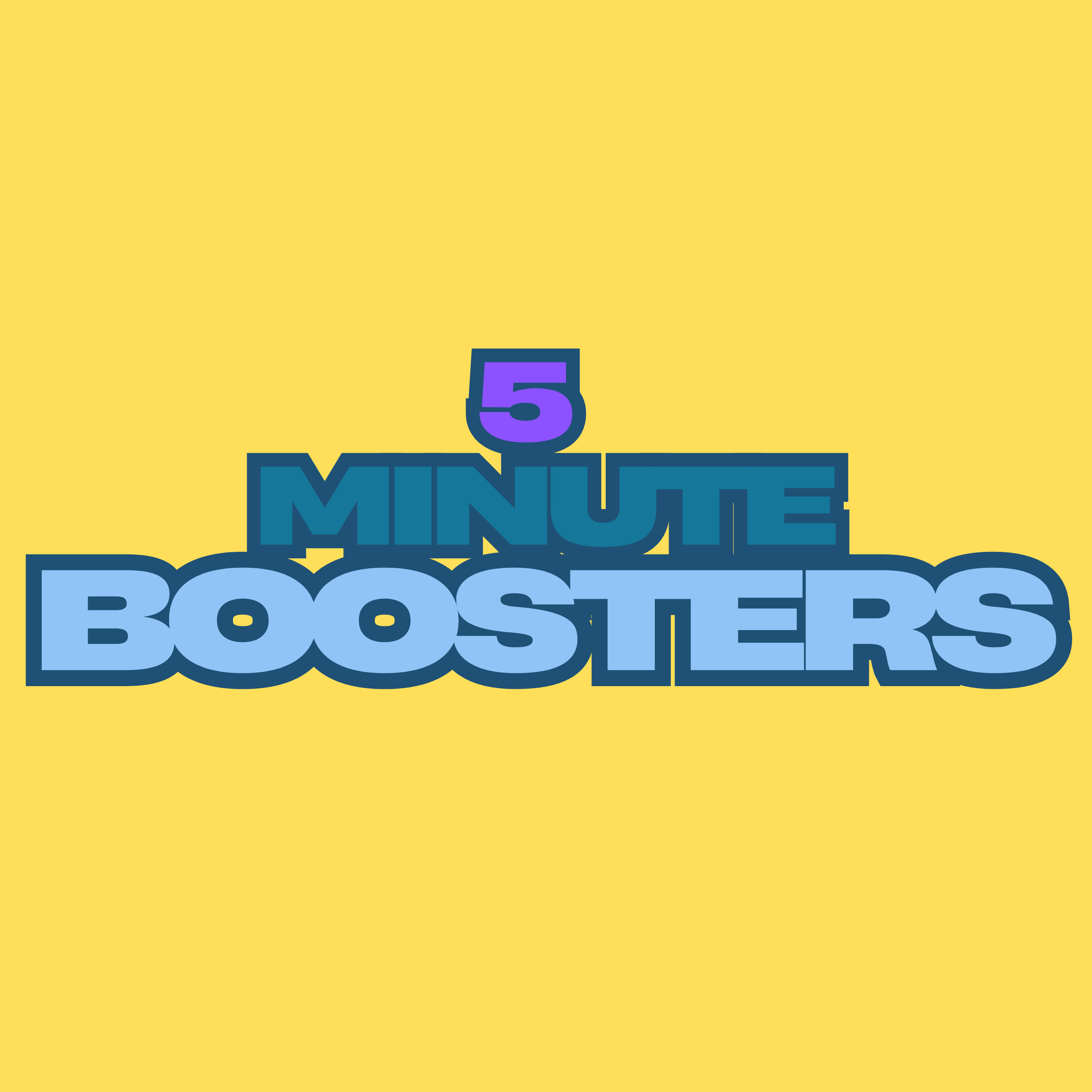 5 Minute Boosters podcast artwork