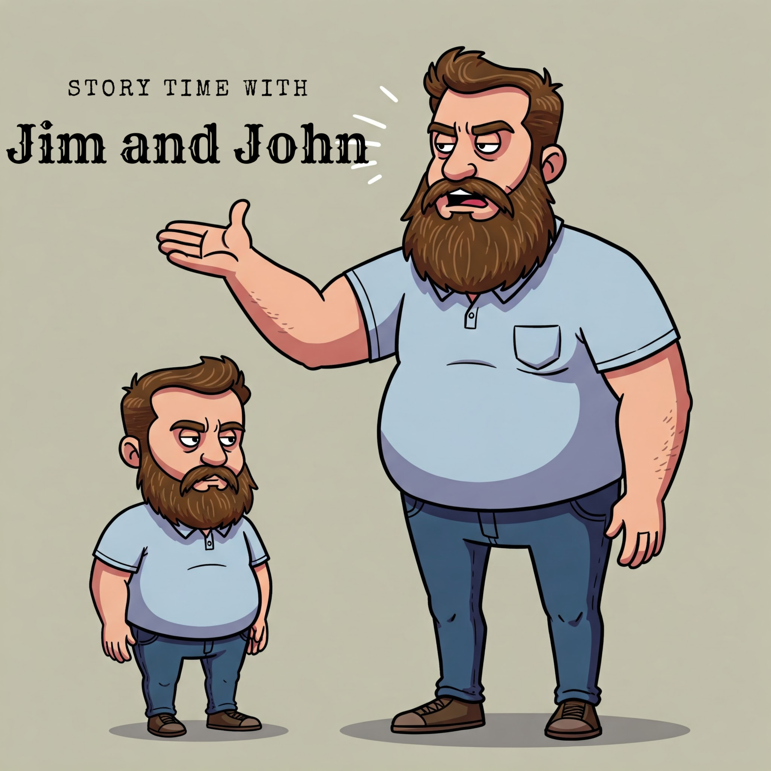 Story Time with Jim and John. podcast artwork
