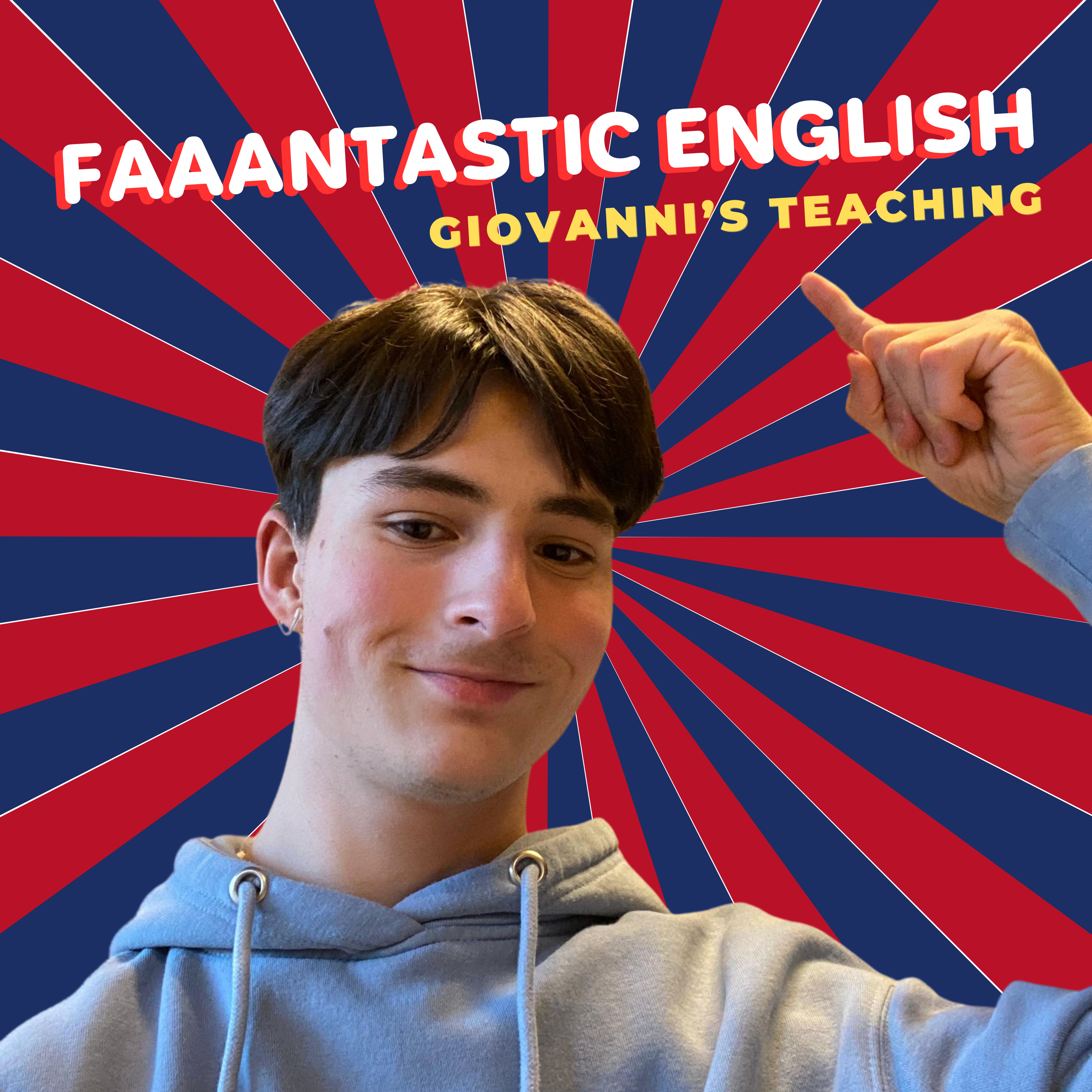 Faaantastic English podcast artwork
