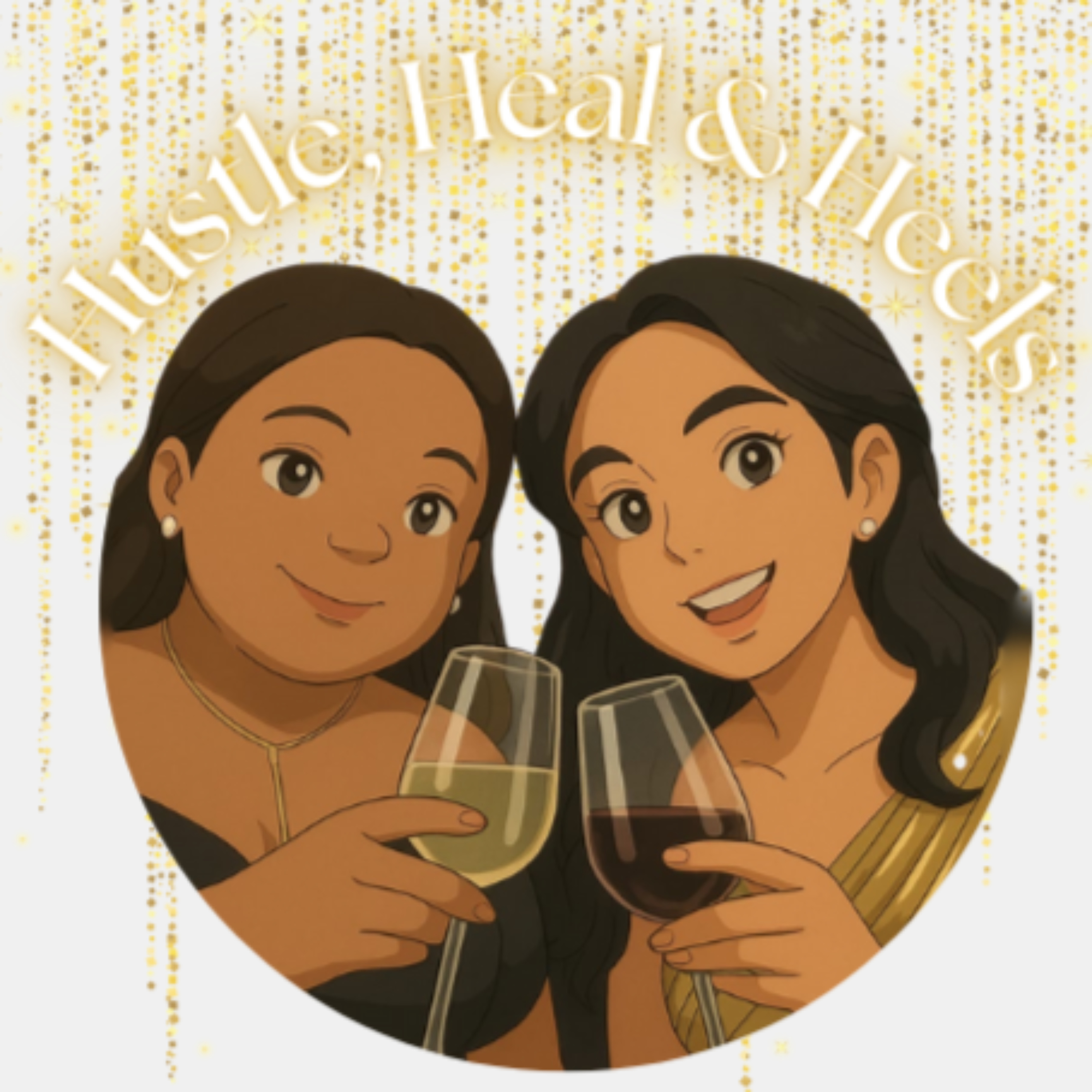 Hustle Heal and Heels podcast artwork