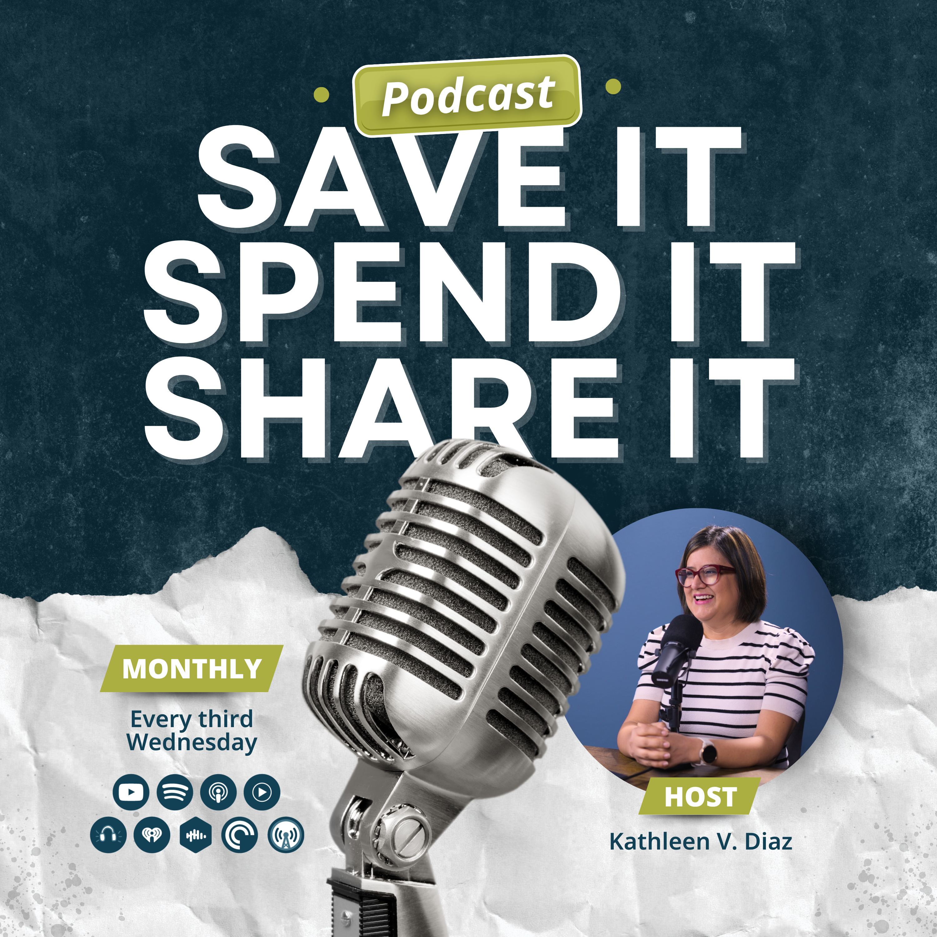 Save It, Spend It, Share It! podcast artwork