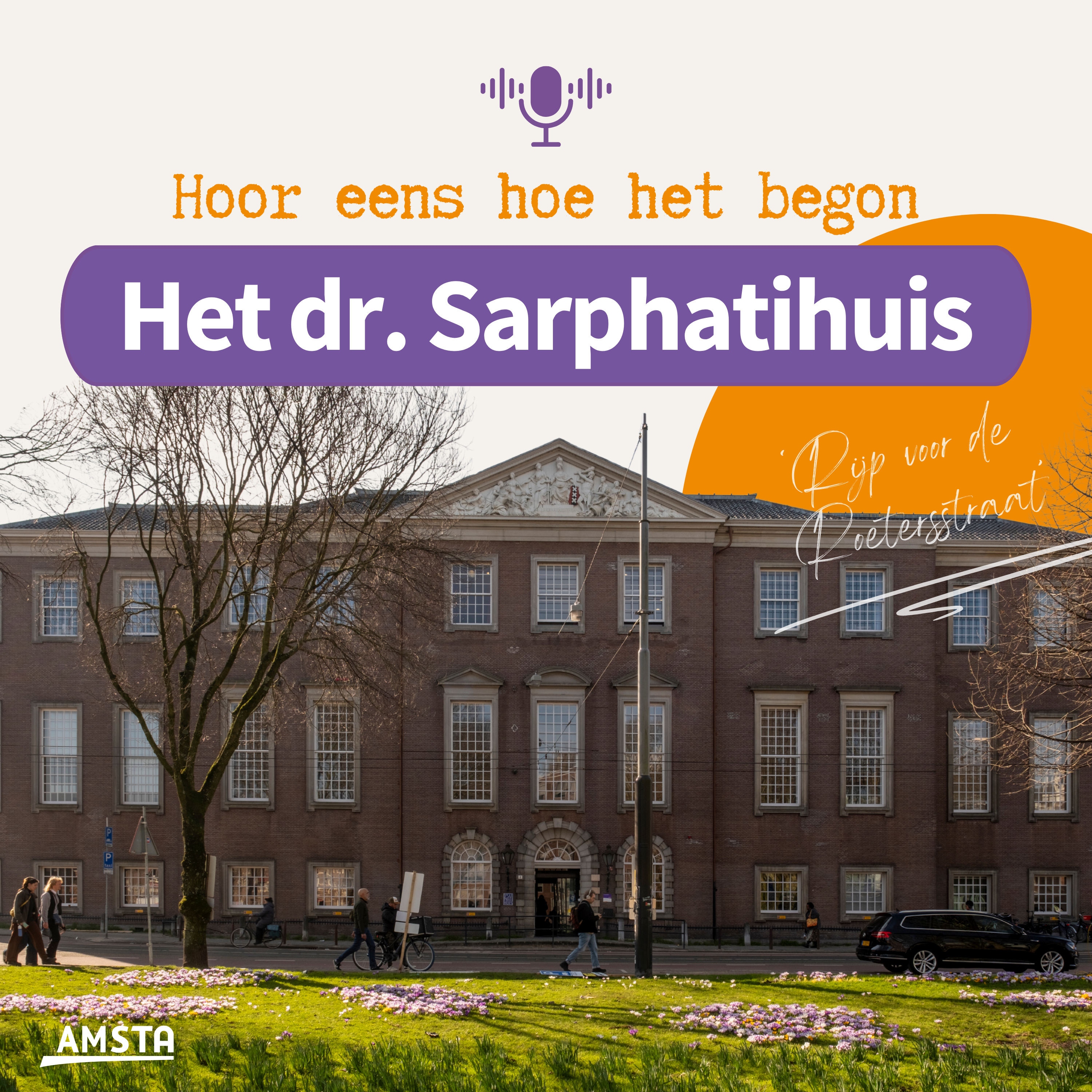 Hoor eens hoe het begon: het dr. Sarphatihuis podcast artwork