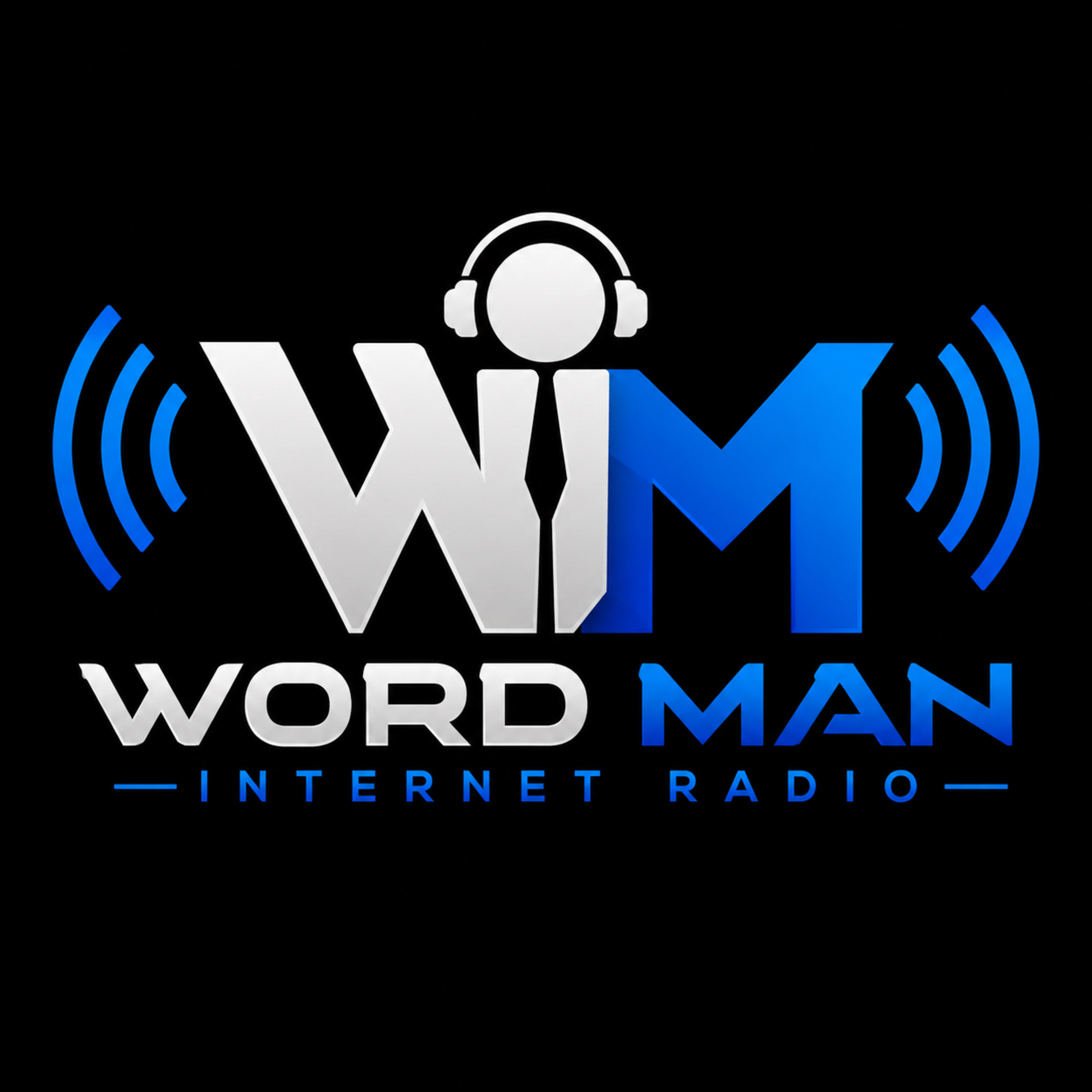 Word man radio podcast artwork