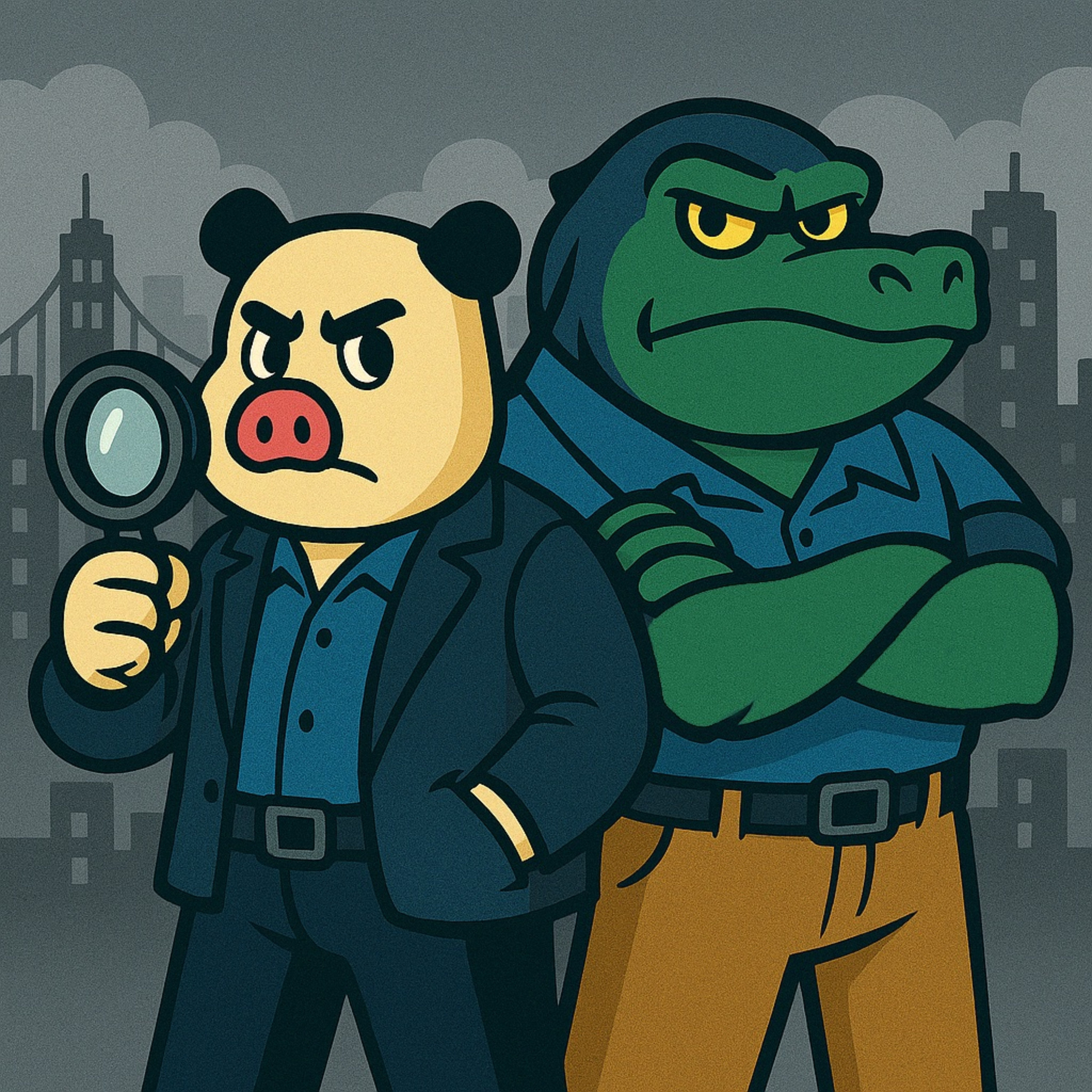 Hybrid City Mysteries podcast artwork
