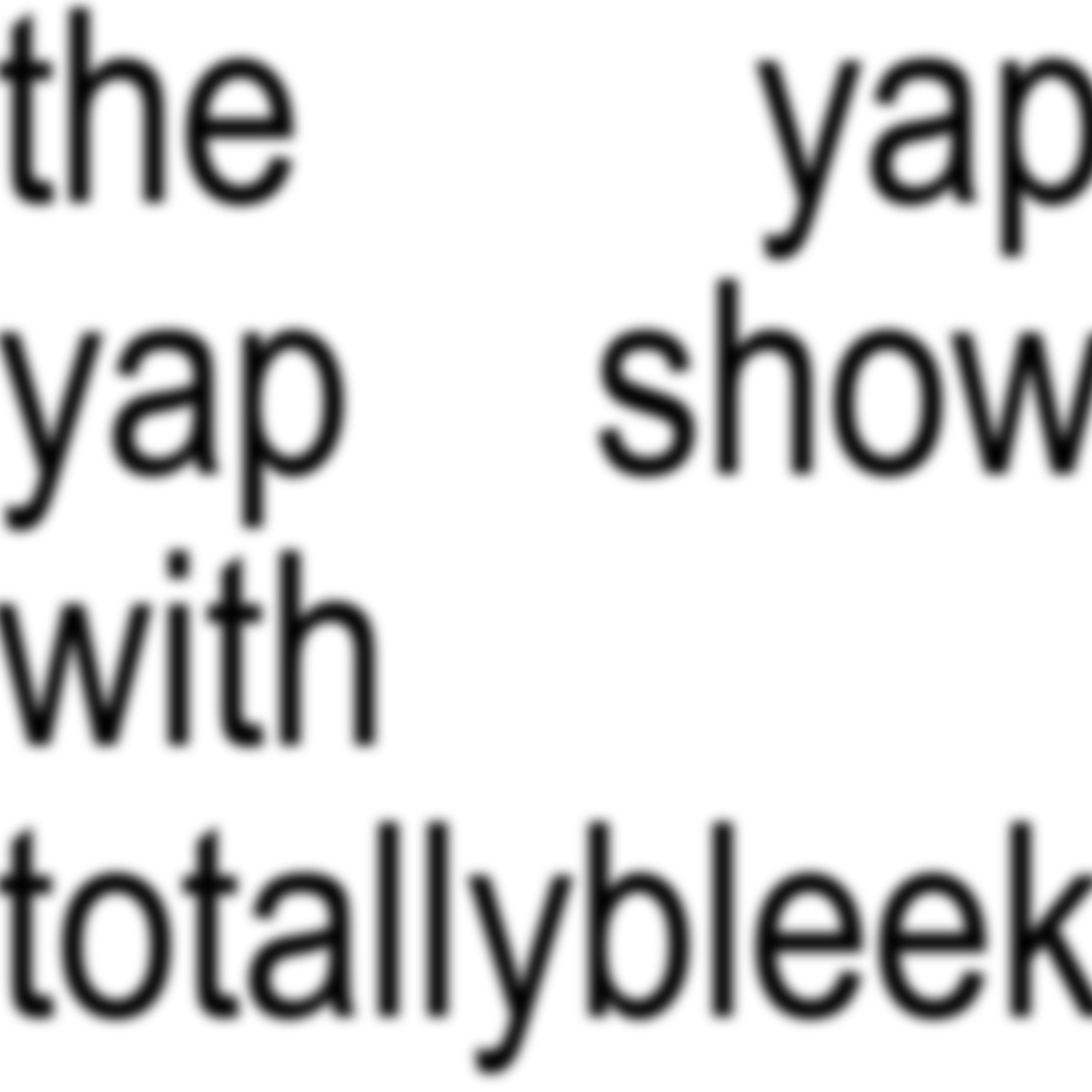 The Yap Yap Show with totallybleek podcast artwork