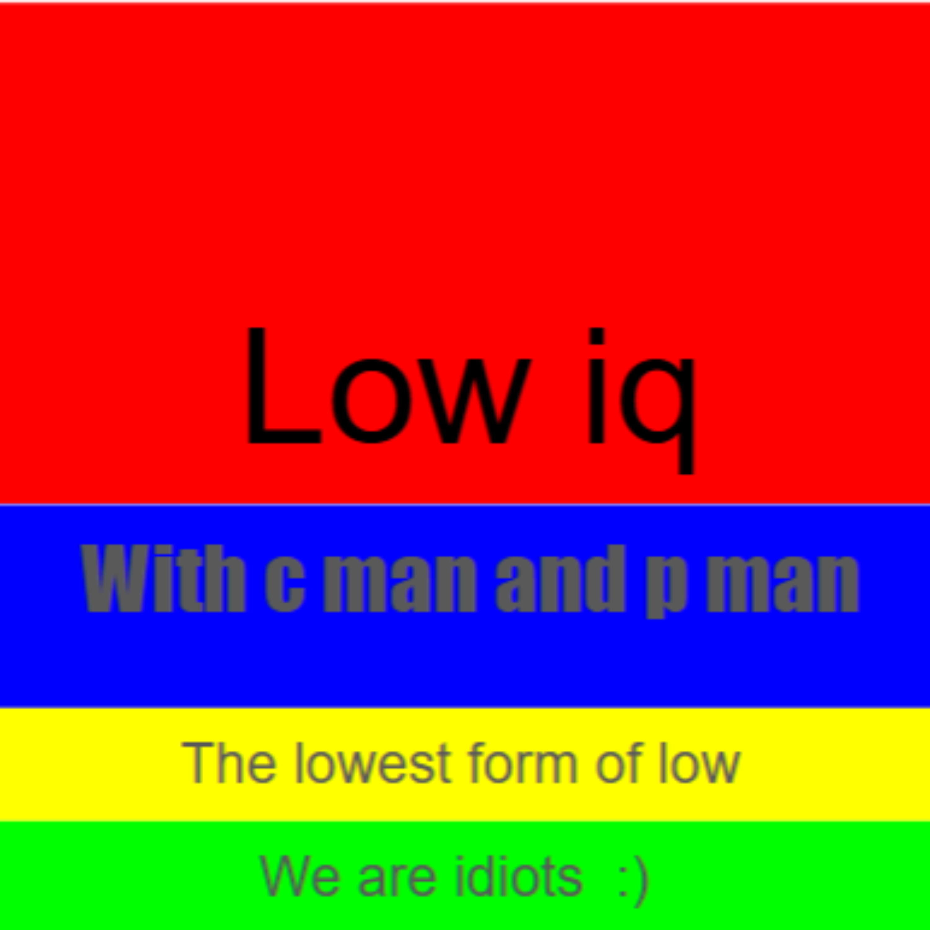 The low iq show bros